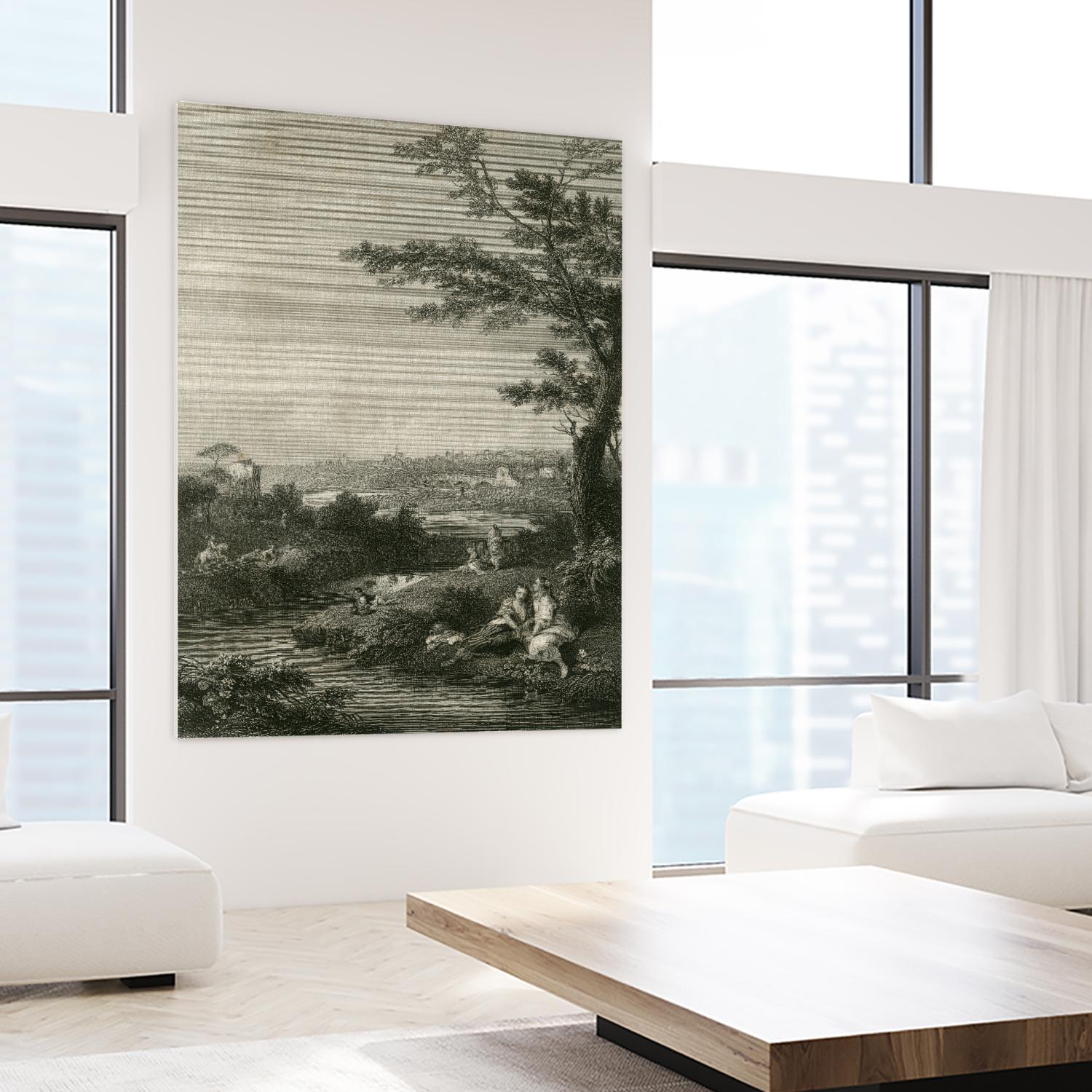 The Waterfall by F. Zuccherelli on GIANT ART - sea scene