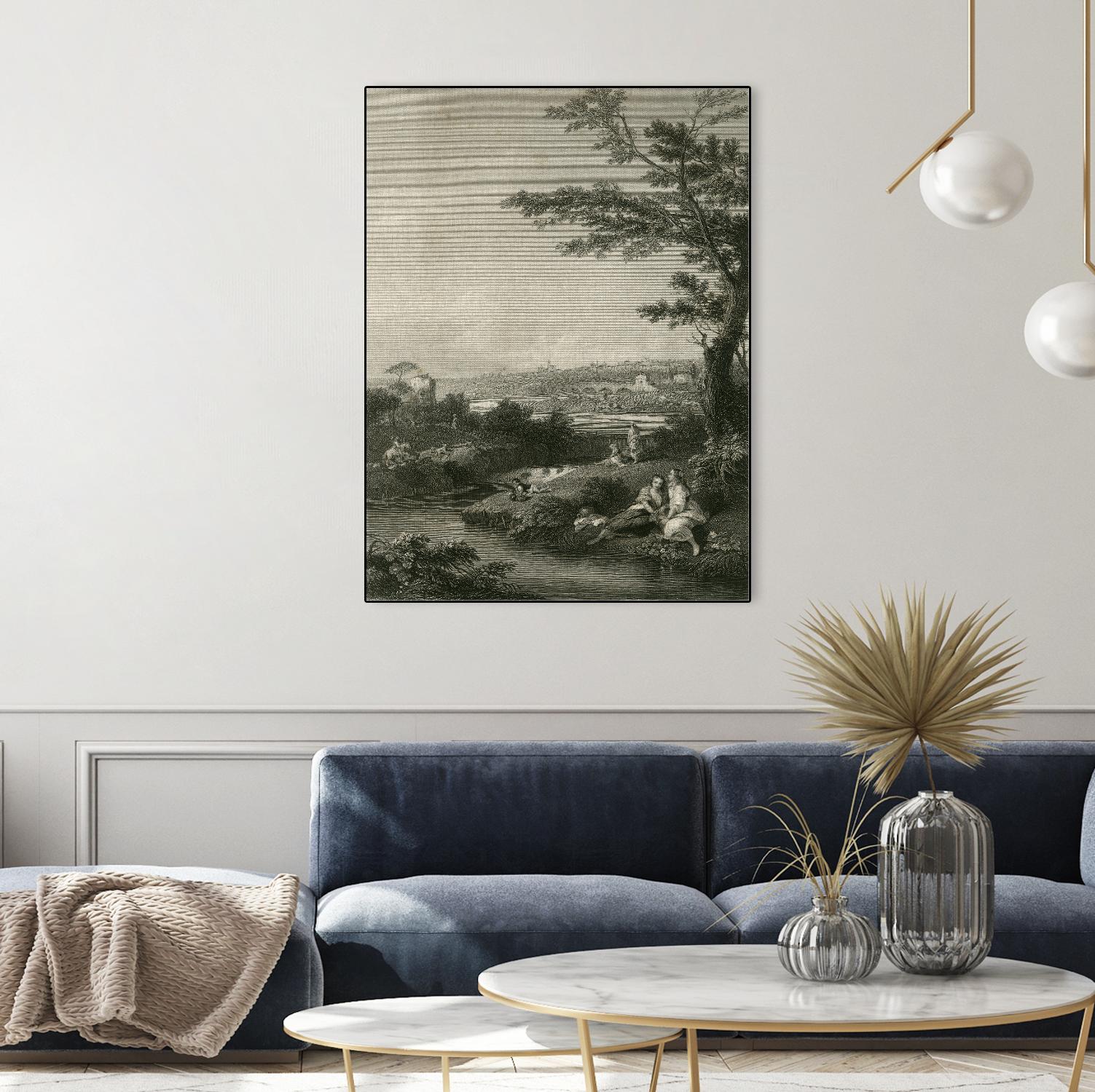 The Waterfall by F. Zuccherelli on GIANT ART - sea scene