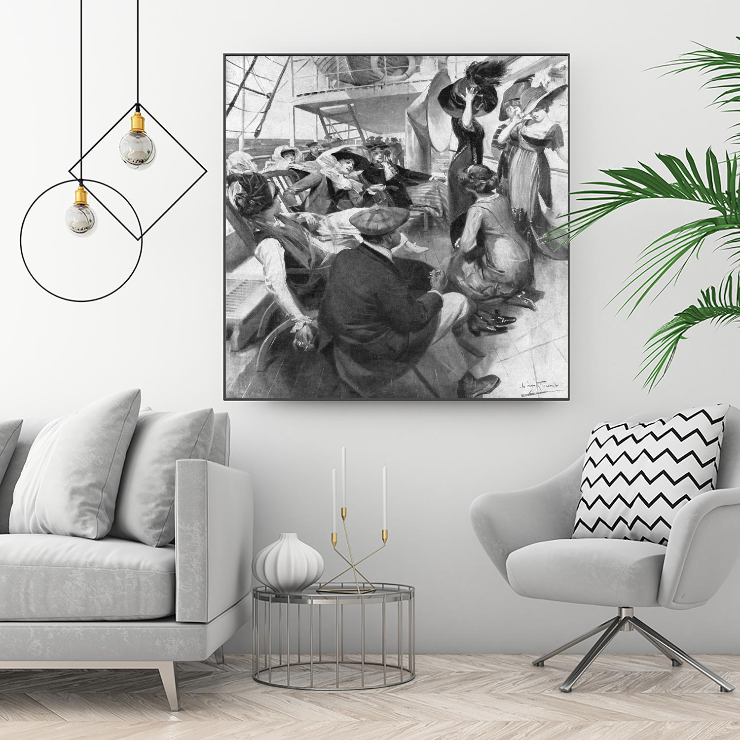 Fashion Aboard Ship by Vision Studio on GIANT ART - black fashion