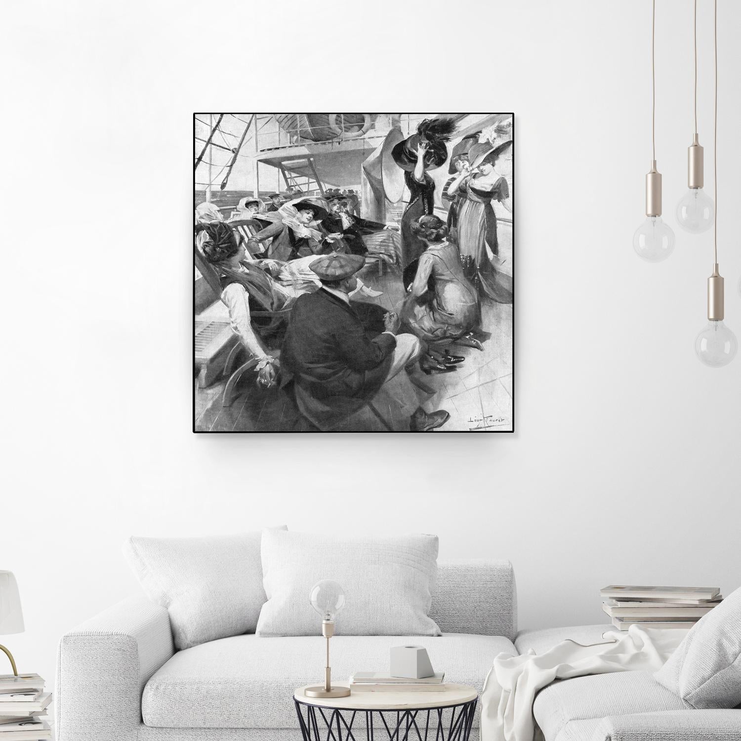 Fashion Aboard Ship by Vision Studio on GIANT ART - black fashion