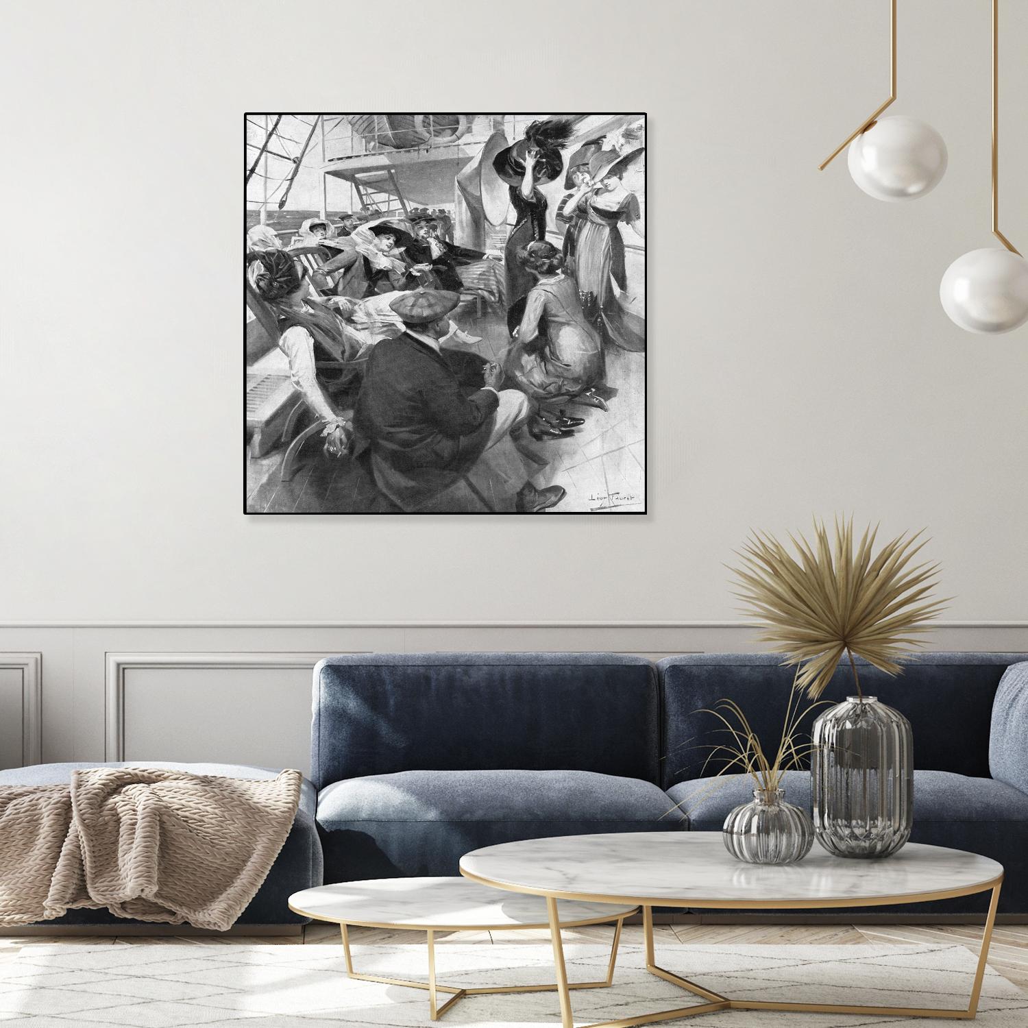 Fashion Aboard Ship by Vision Studio on GIANT ART - black fashion