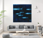 School II by Norman Wyatt on GIANT ART - blue abstract