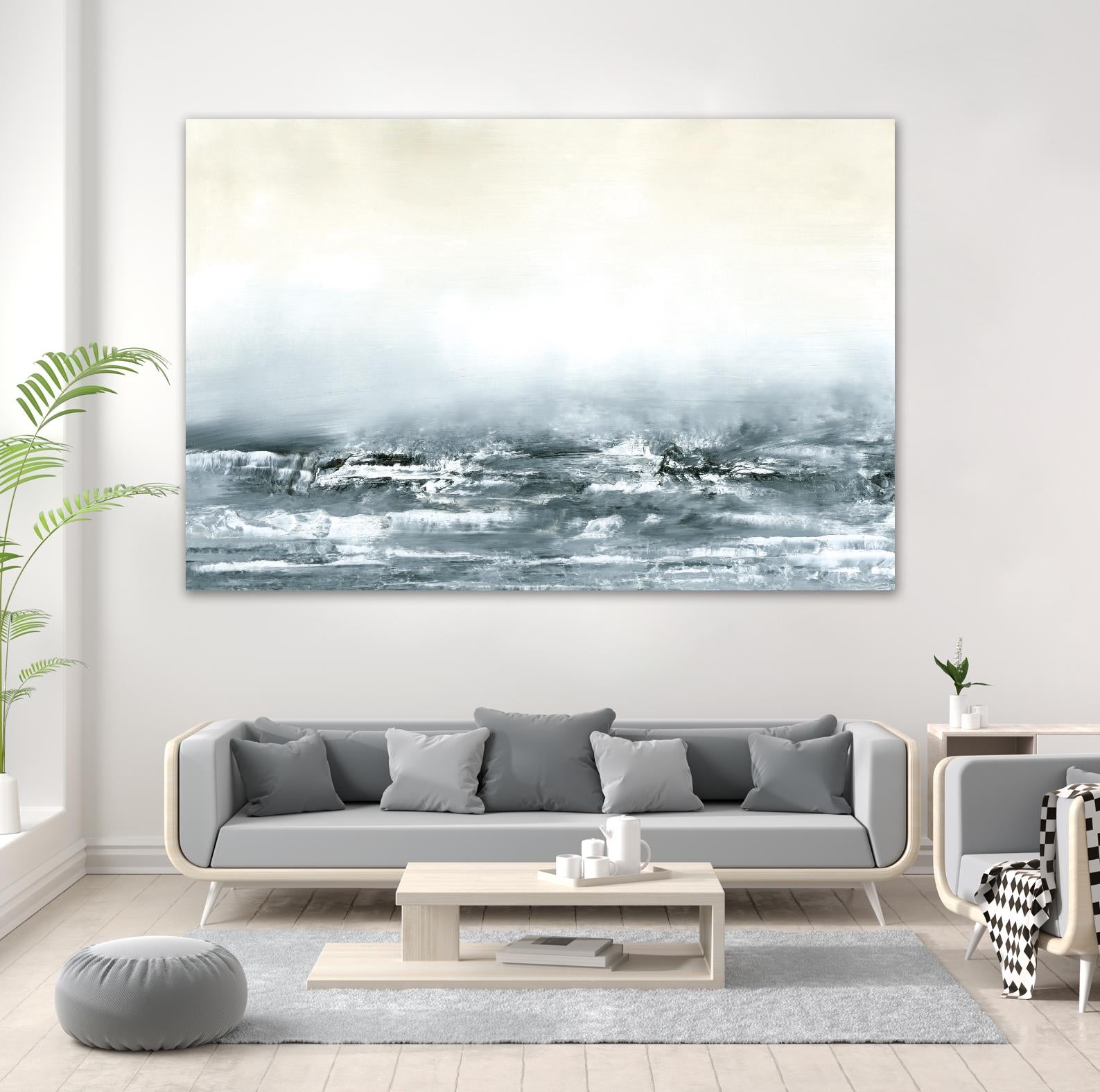 Sea View V by Sharon Gordon on GIANT ART - brown abstract
