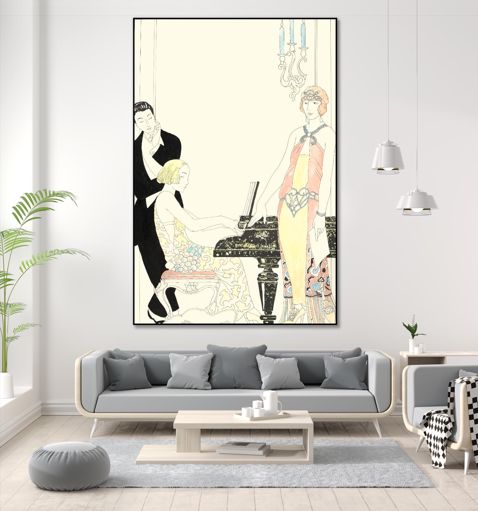 Arte Deco Fashion I by Unknown on GIANT ART - fashion