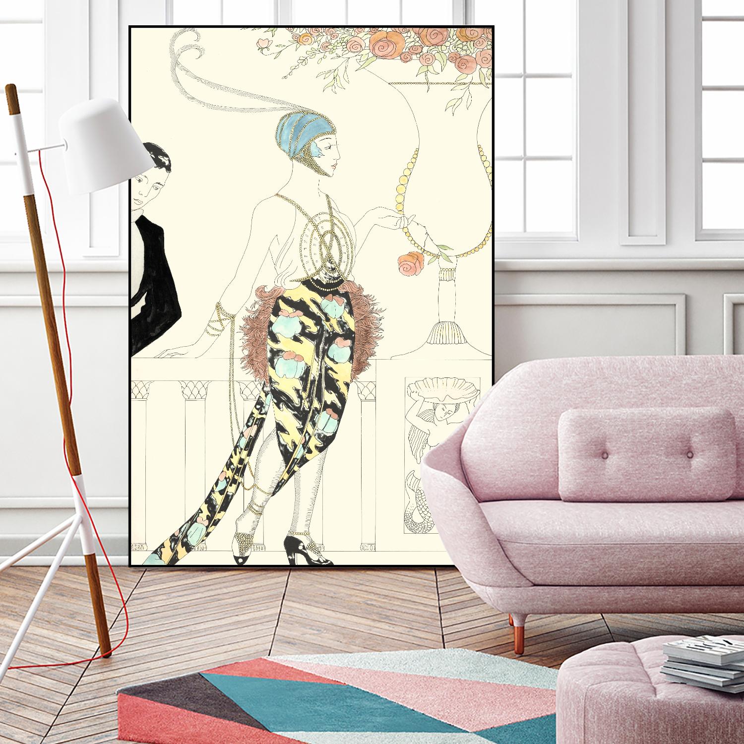 Arte Deco Fashion II by Unknown on GIANT ART - fashion