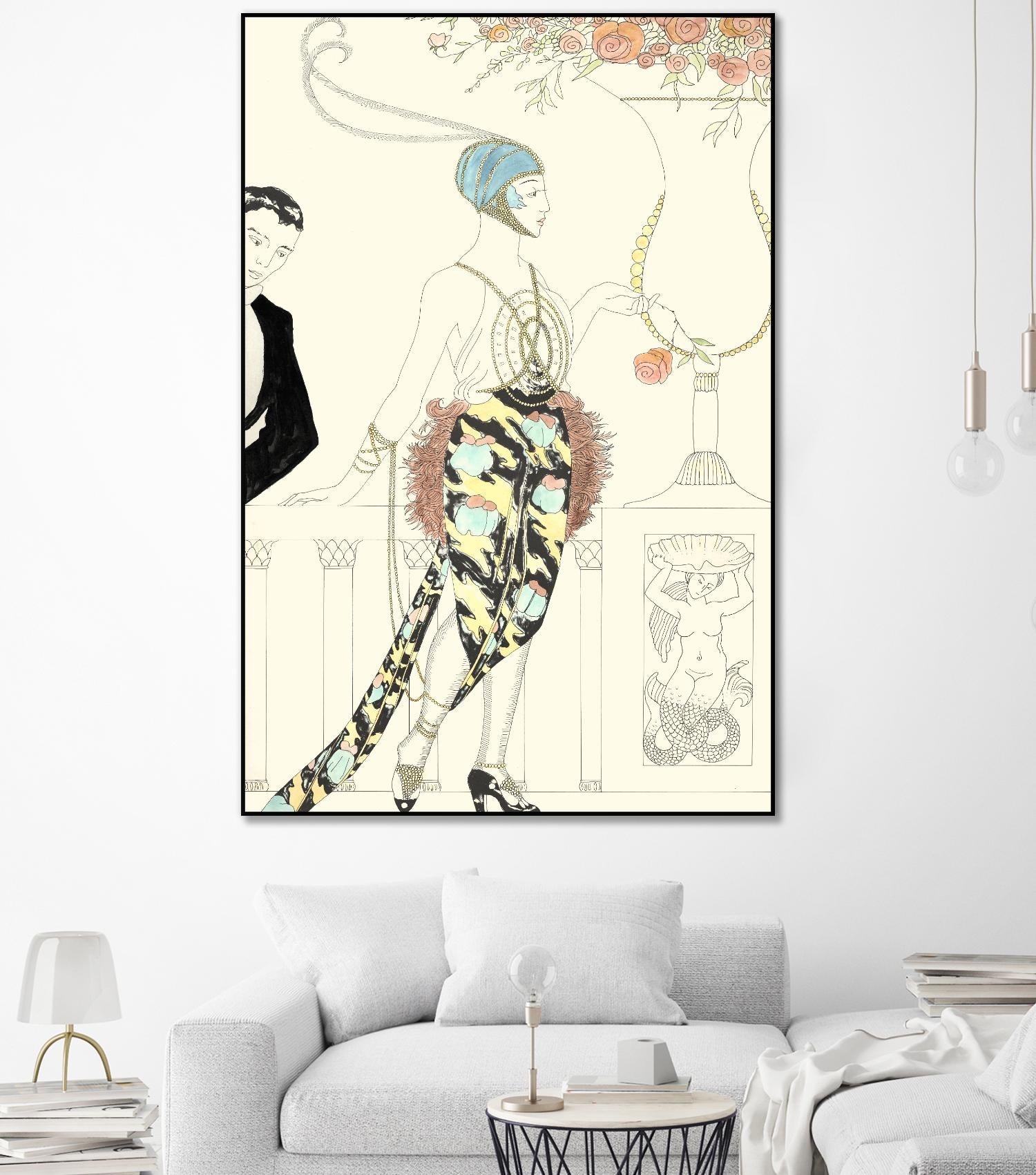 Arte Deco Fashion II by Unknown on GIANT ART - fashion