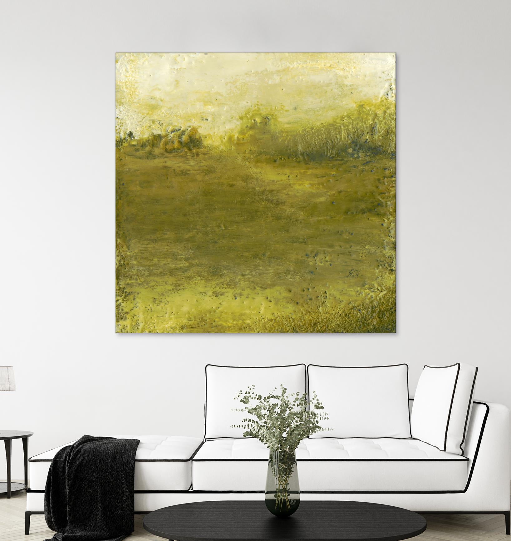 Summer Day I by Sharon Gordon on GIANT ART - green sea scene