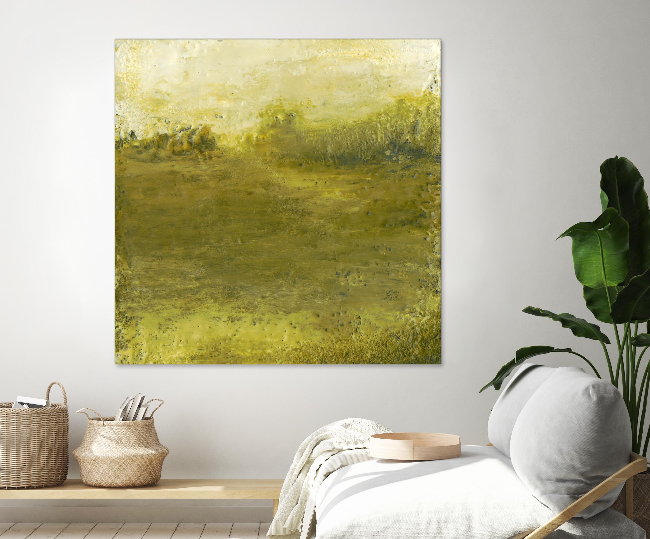 Summer Day I by Sharon Gordon on GIANT ART - green sea scene