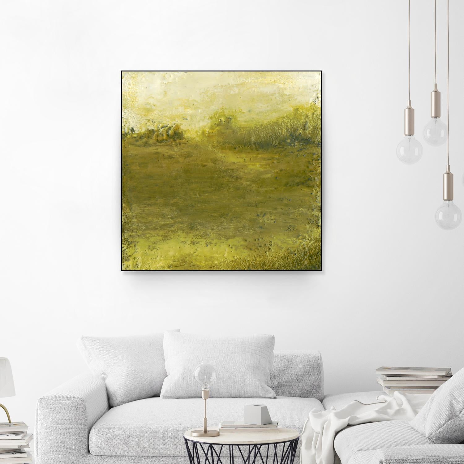 Summer Day I by Sharon Gordon on GIANT ART - green sea scene