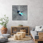 Paint Swirl II by James Burghardt on GIANT ART - blue abstract