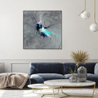 Paint Swirl II by James Burghardt on GIANT ART - blue abstract