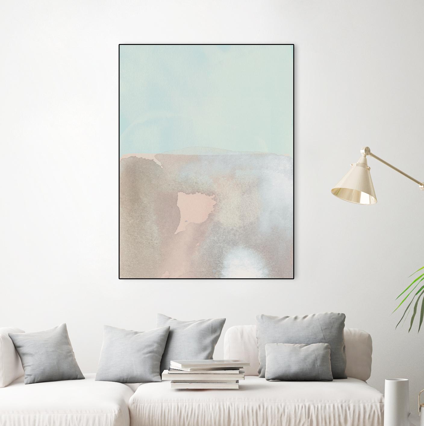Tide Pools II by Grace Popp on GIANT ART - blue abstract