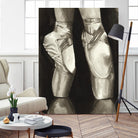 Ballet Shoes II by Grace Popp on GIANT ART - white leisure ballet