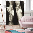 Ballet Shoes II by Grace Popp on GIANT ART - white leisure ballet