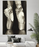 Ballet Shoes II by Grace Popp on GIANT ART - white leisure ballet