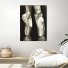 Ballet Shoes II by Grace Popp on GIANT ART - white leisure ballet