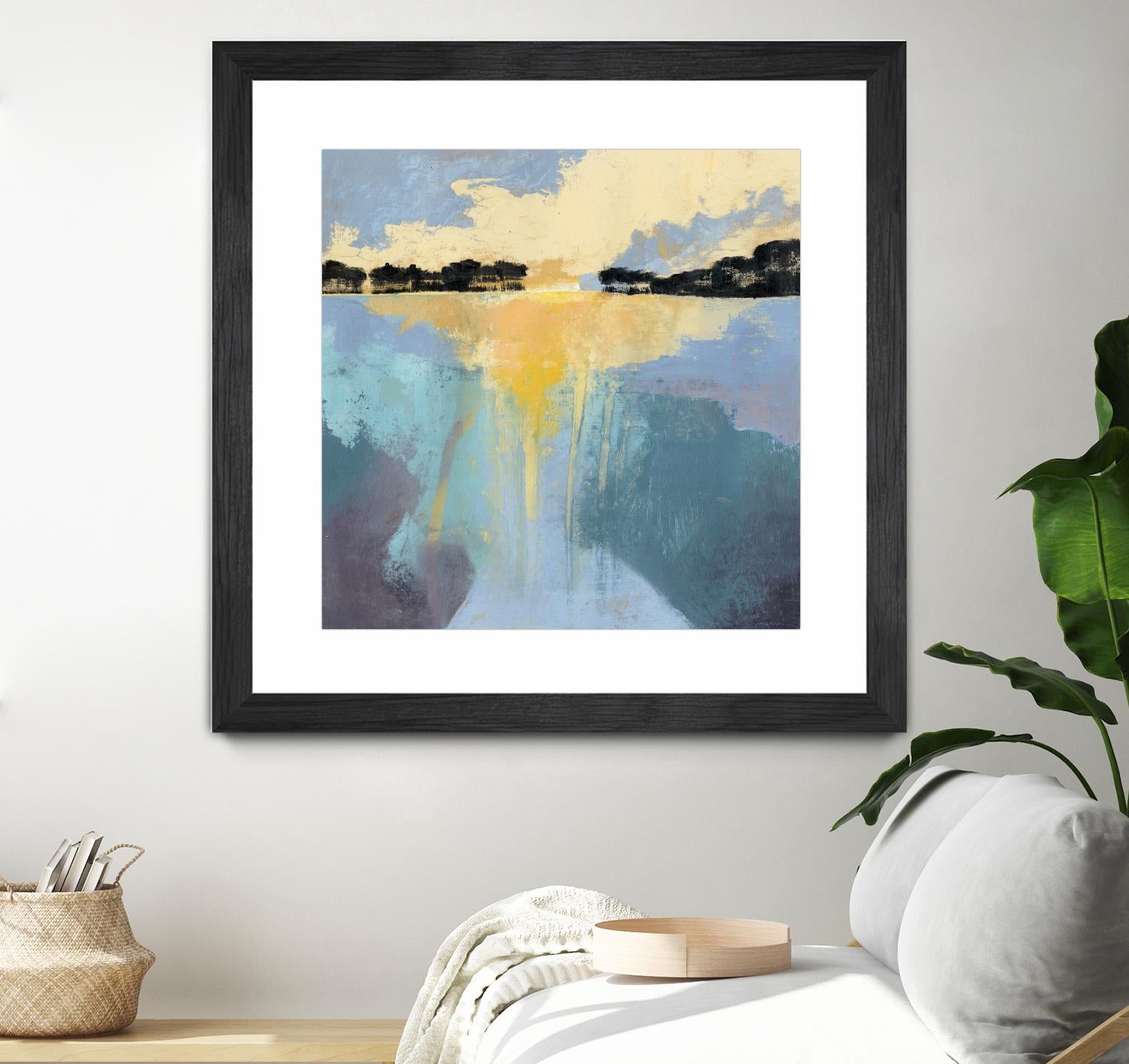 Back Bay Sun I by Grace Popp on GIANT ART - blue sea scene