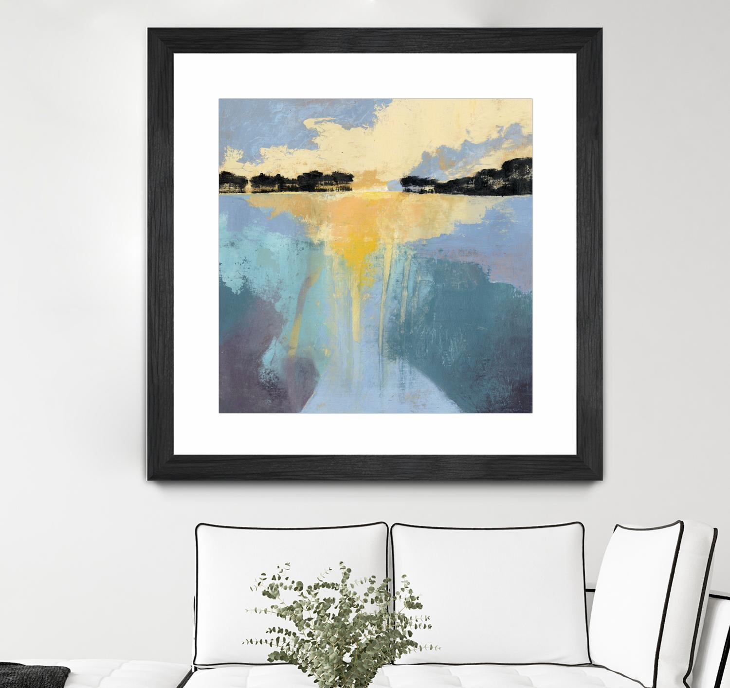 Back Bay Sun I by Grace Popp on GIANT ART - blue sea scene