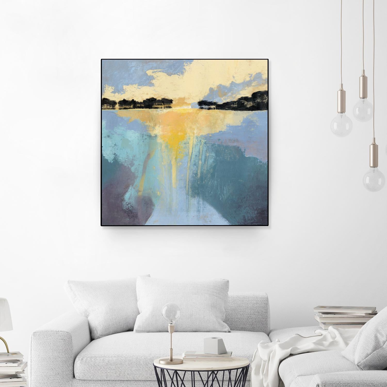 Back Bay Sun I by Grace Popp on GIANT ART - blue sea scene