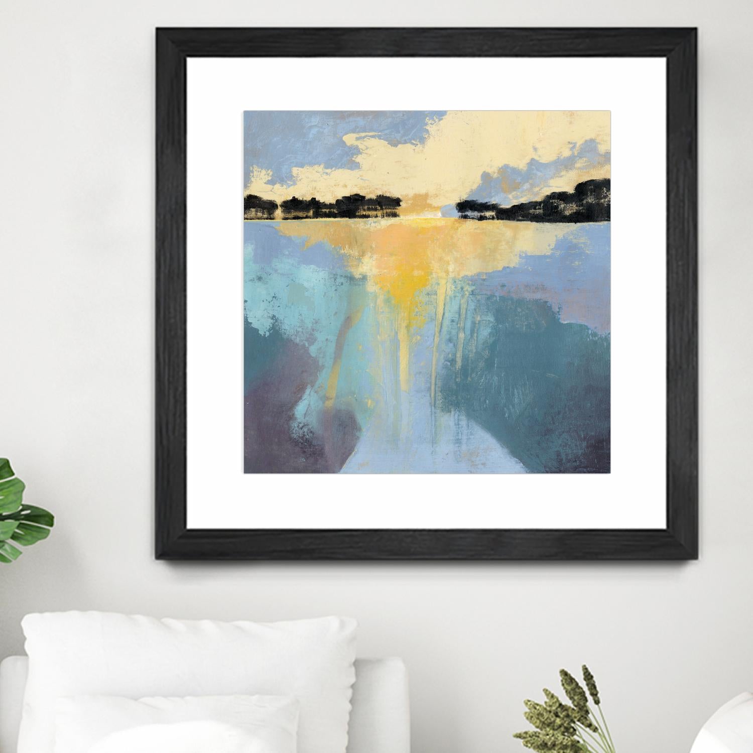 Back Bay Sun I by Grace Popp on GIANT ART - blue sea scene
