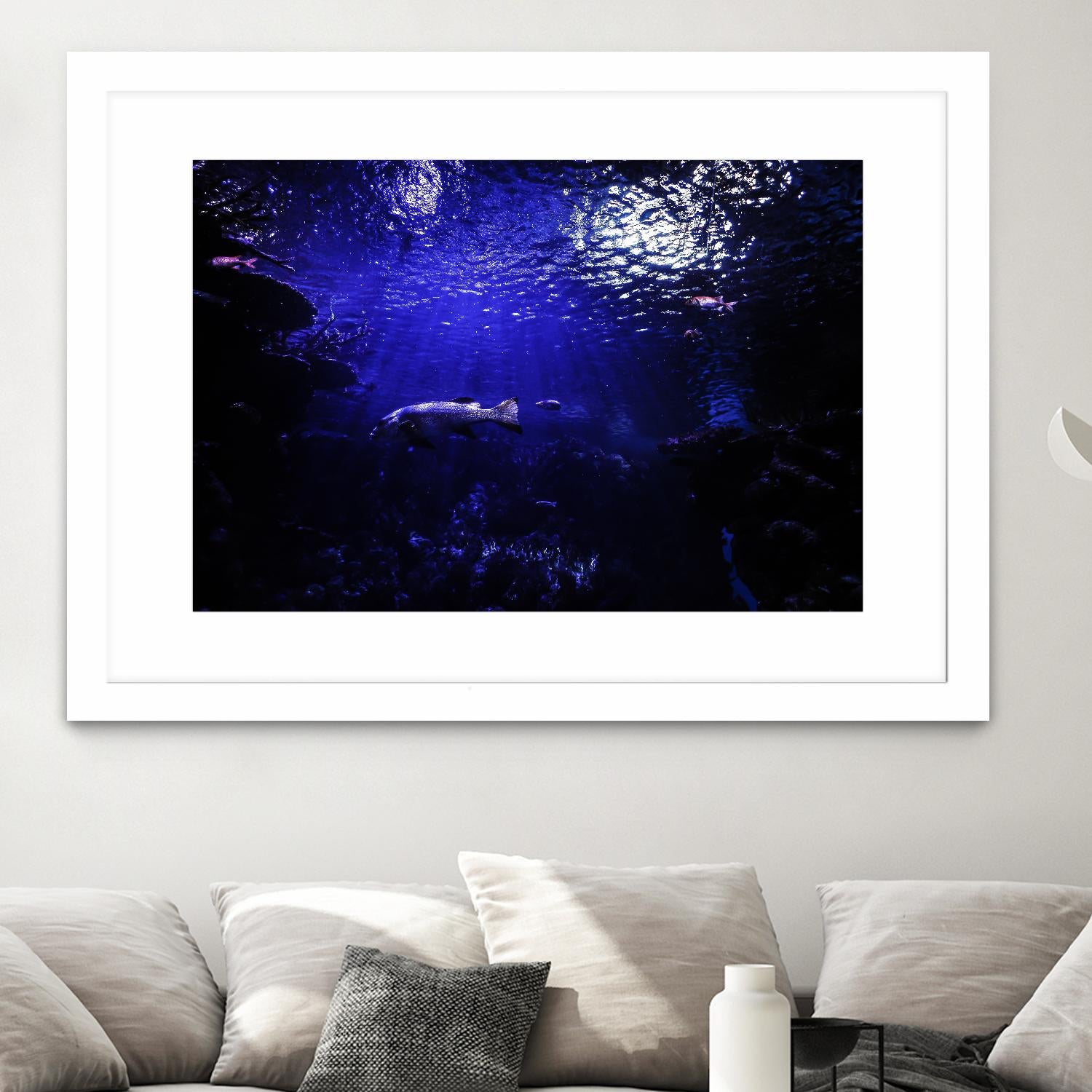 Dark Ocean by Pexels on GIANT ART - black sea scene