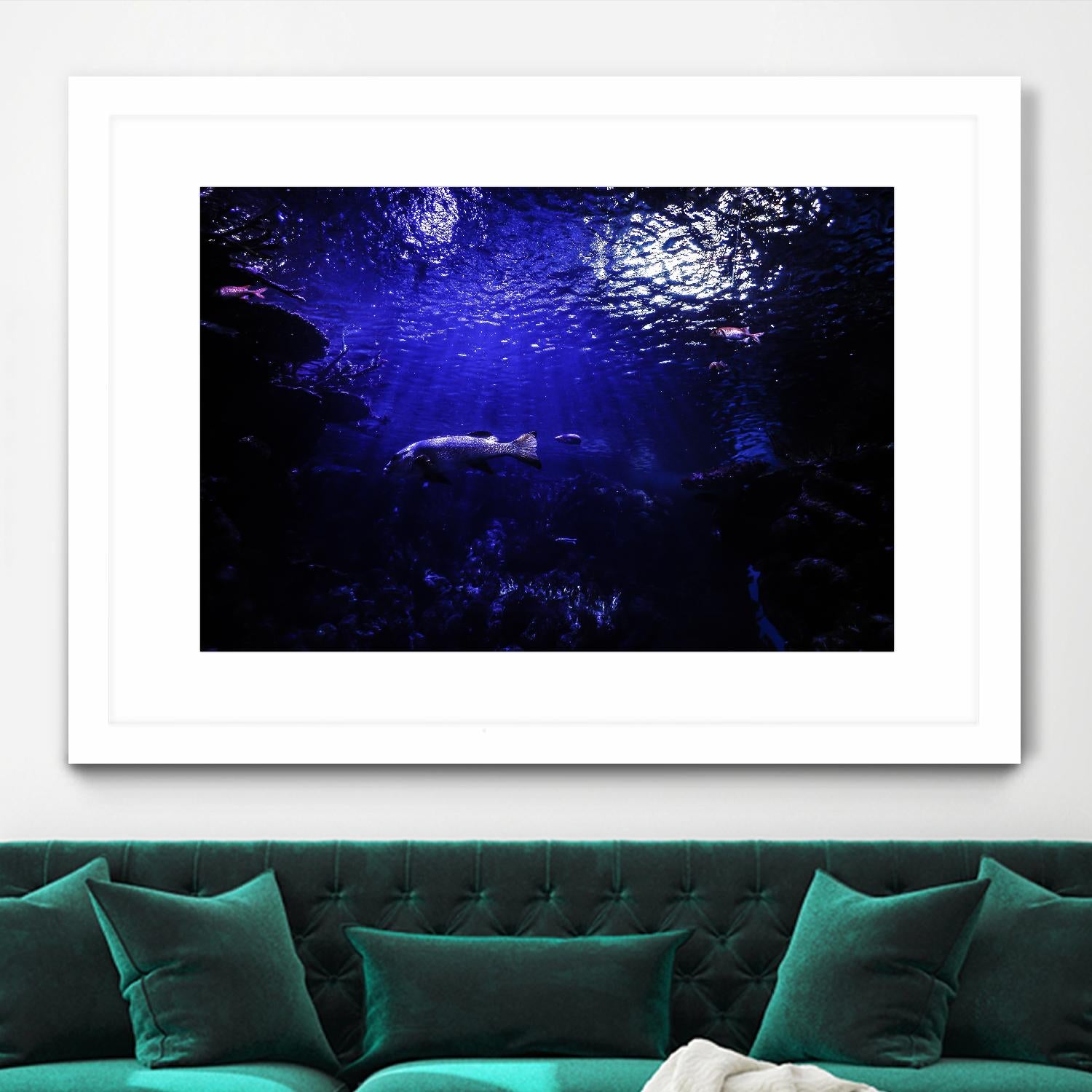 Dark Ocean by Pexels on GIANT ART - black sea scene