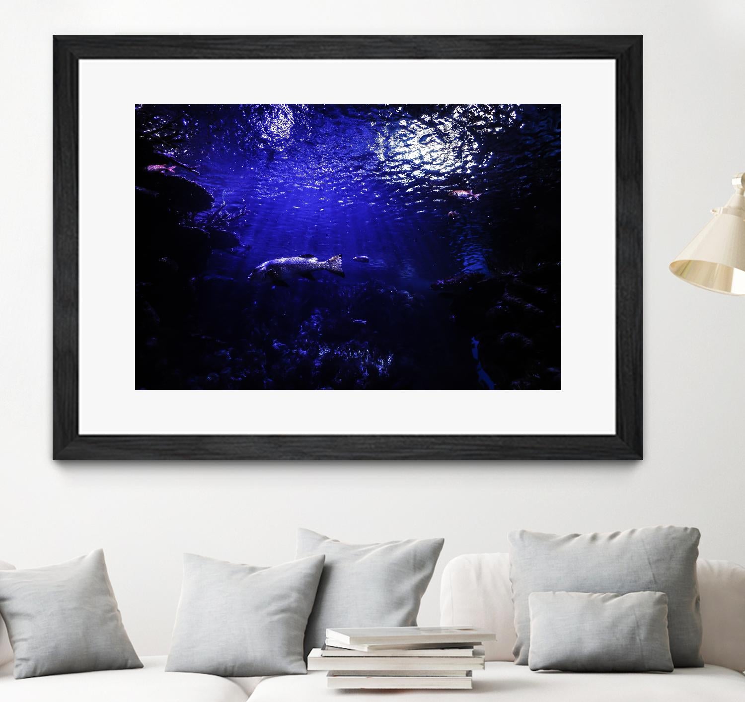 Dark Ocean by Pexels on GIANT ART - black sea scene