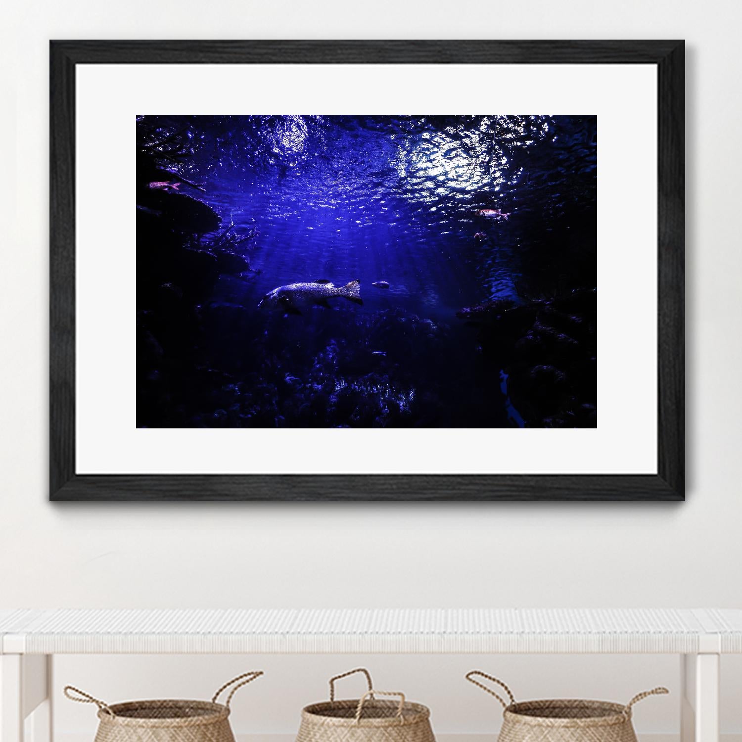 Dark Ocean by Pexels on GIANT ART - black sea scene