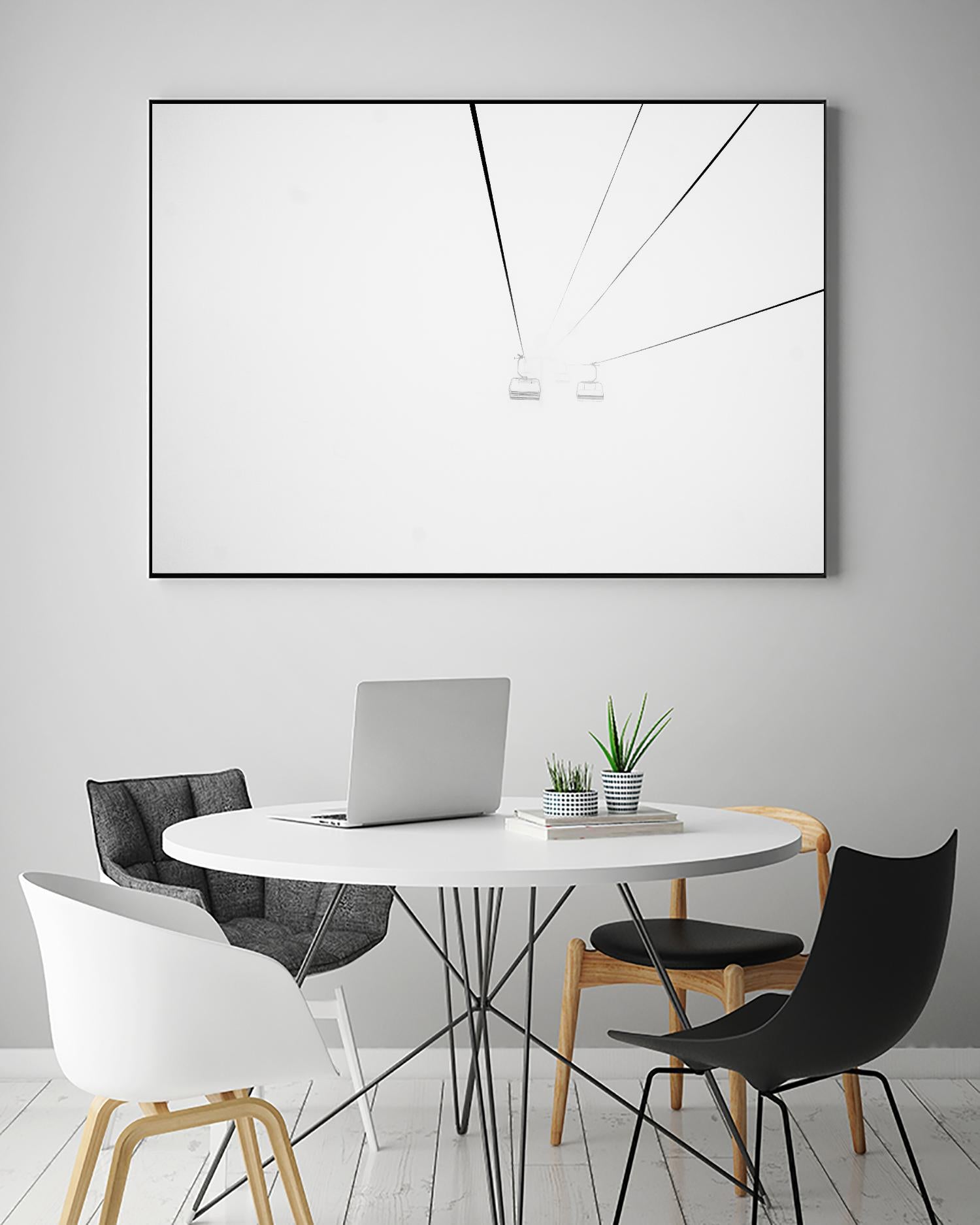 Chair Lift by Pexels on GIANT ART - black leisure