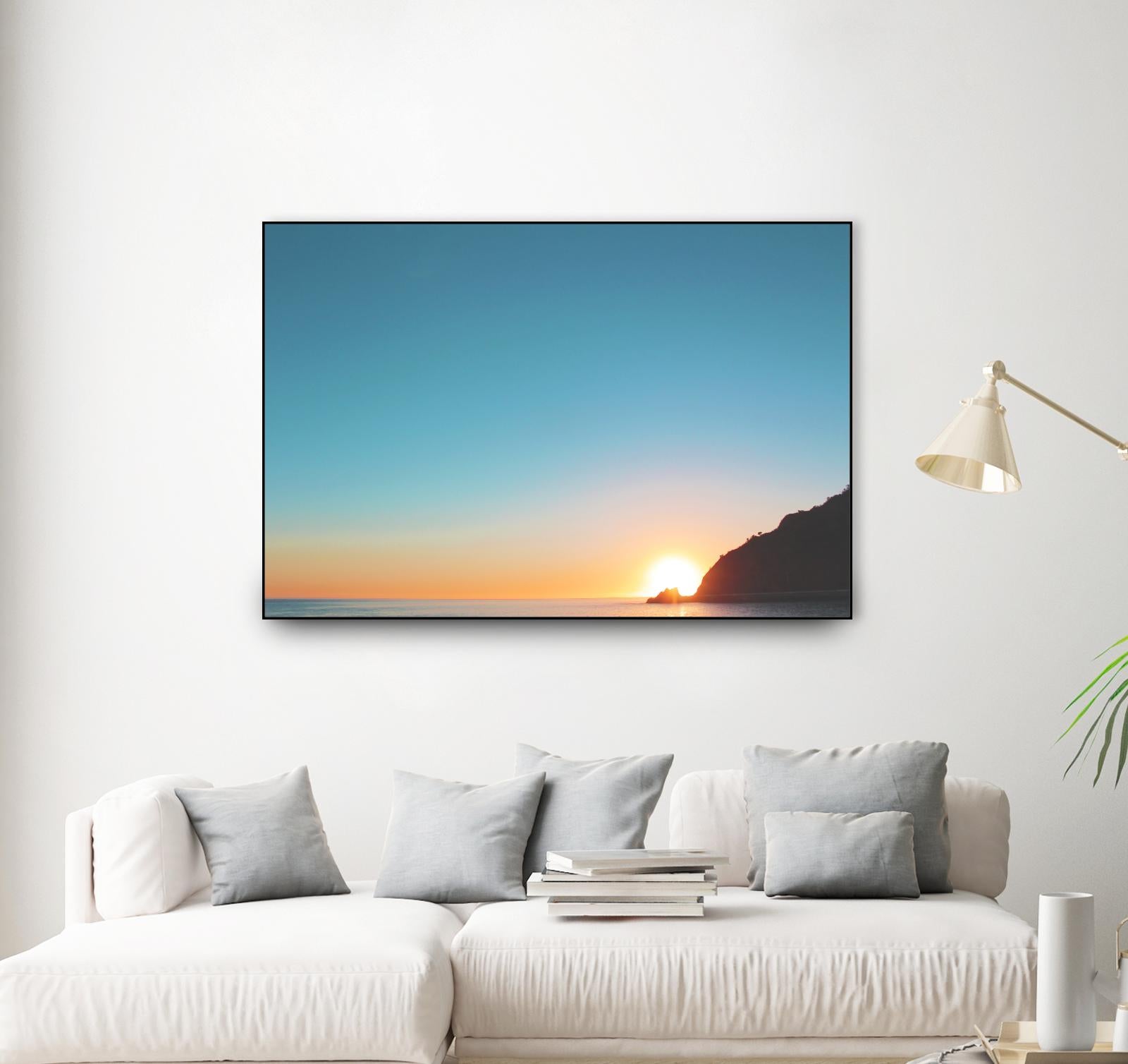 Sunset by Pexels on GIANT ART - blue sea scene