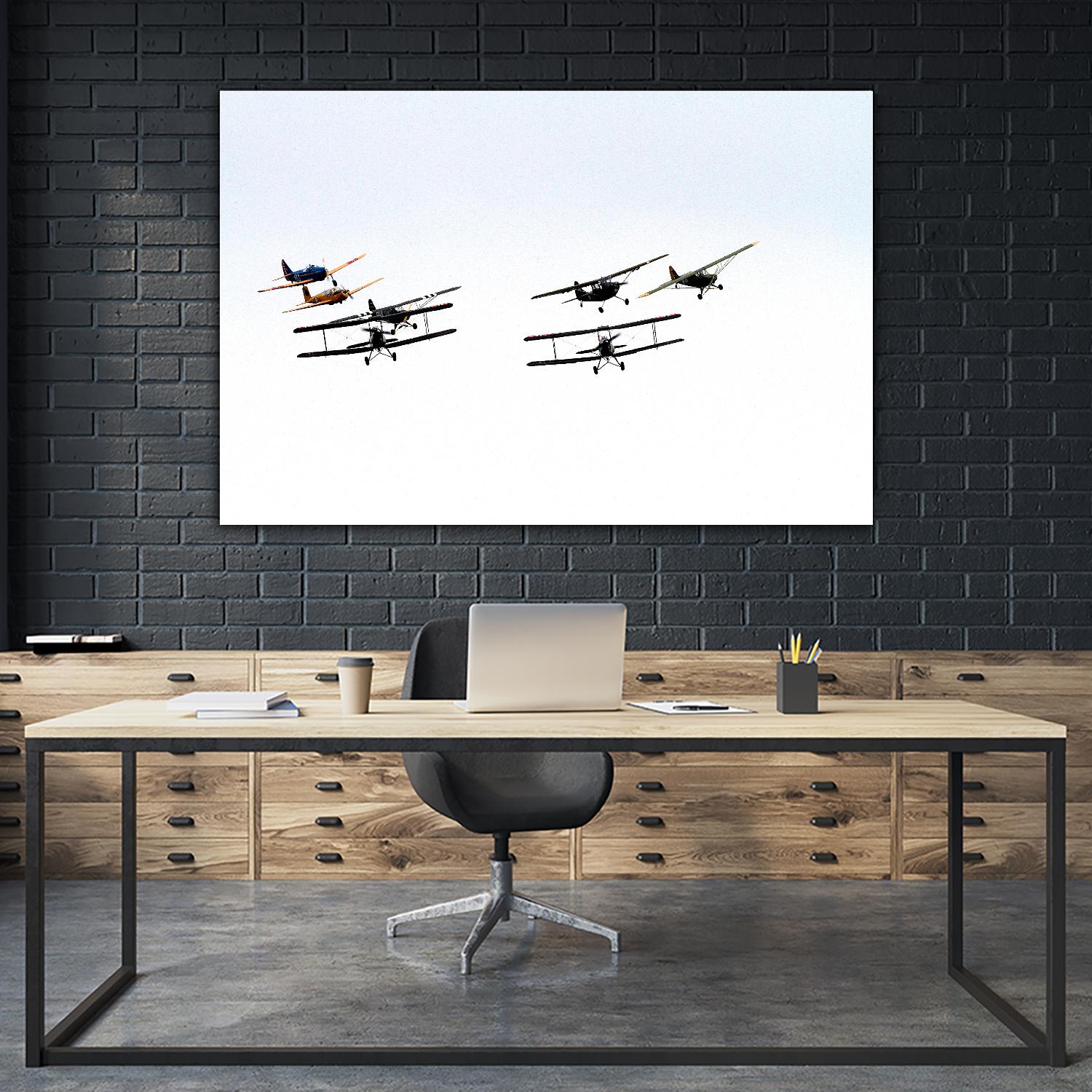 Planes by Pexels on GIANT ART - black vehicle