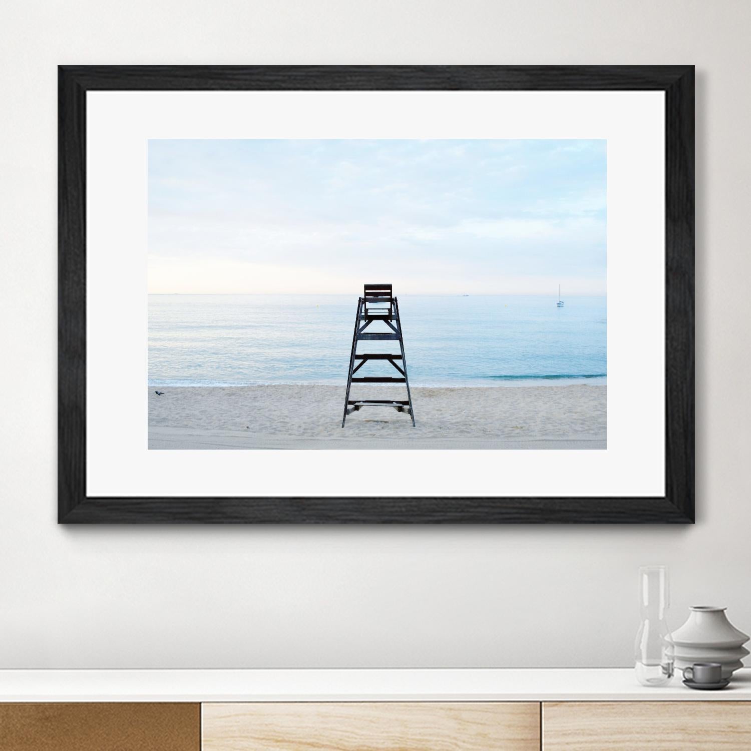 Off duty by Pexels on GIANT ART - white sea scene