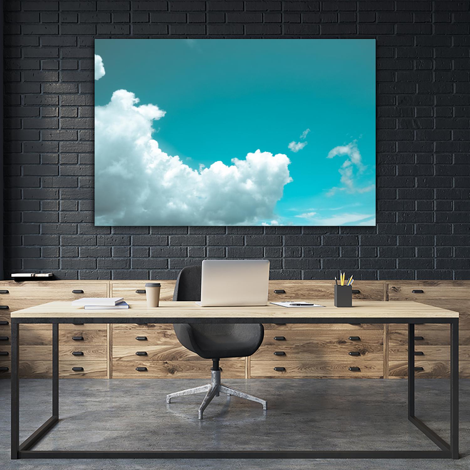 Blue sky by Pexels on GIANT ART - white photo art