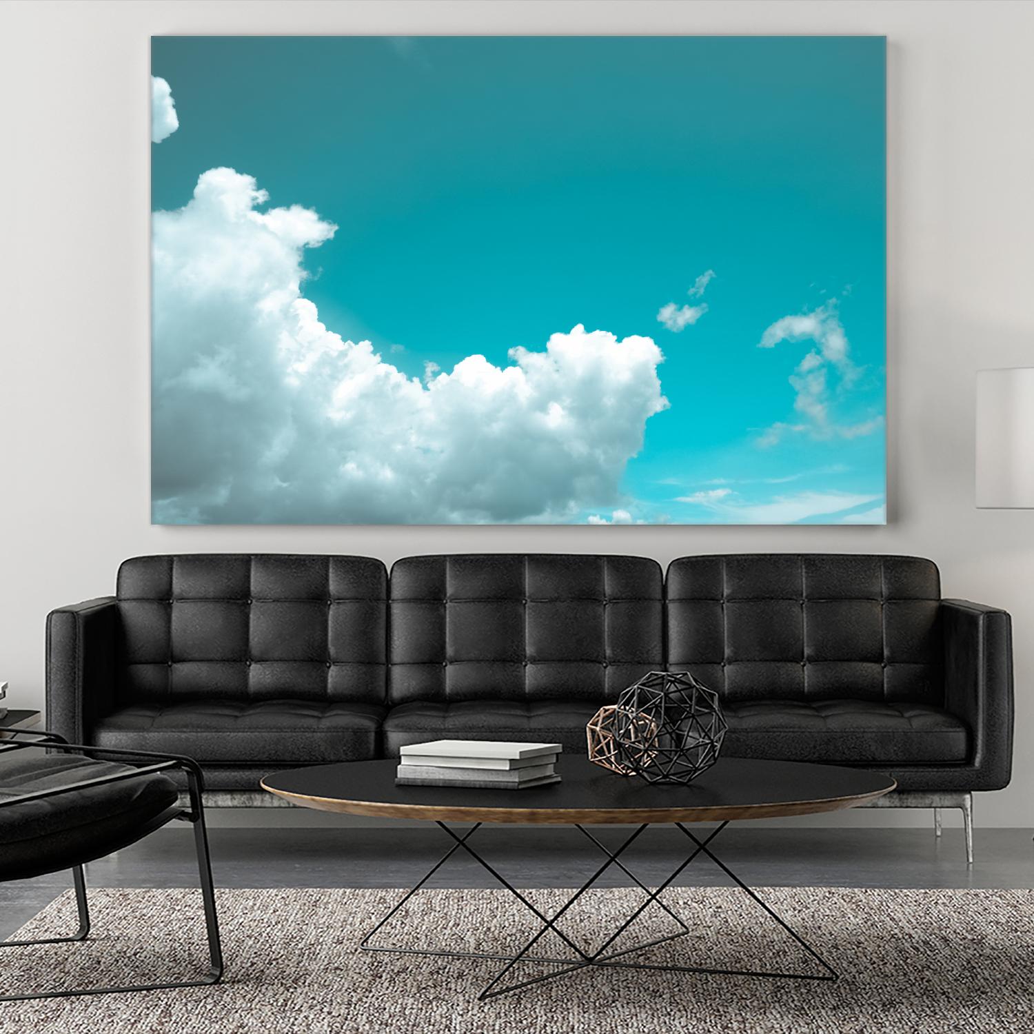 Blue sky by Pexels on GIANT ART - white photo art