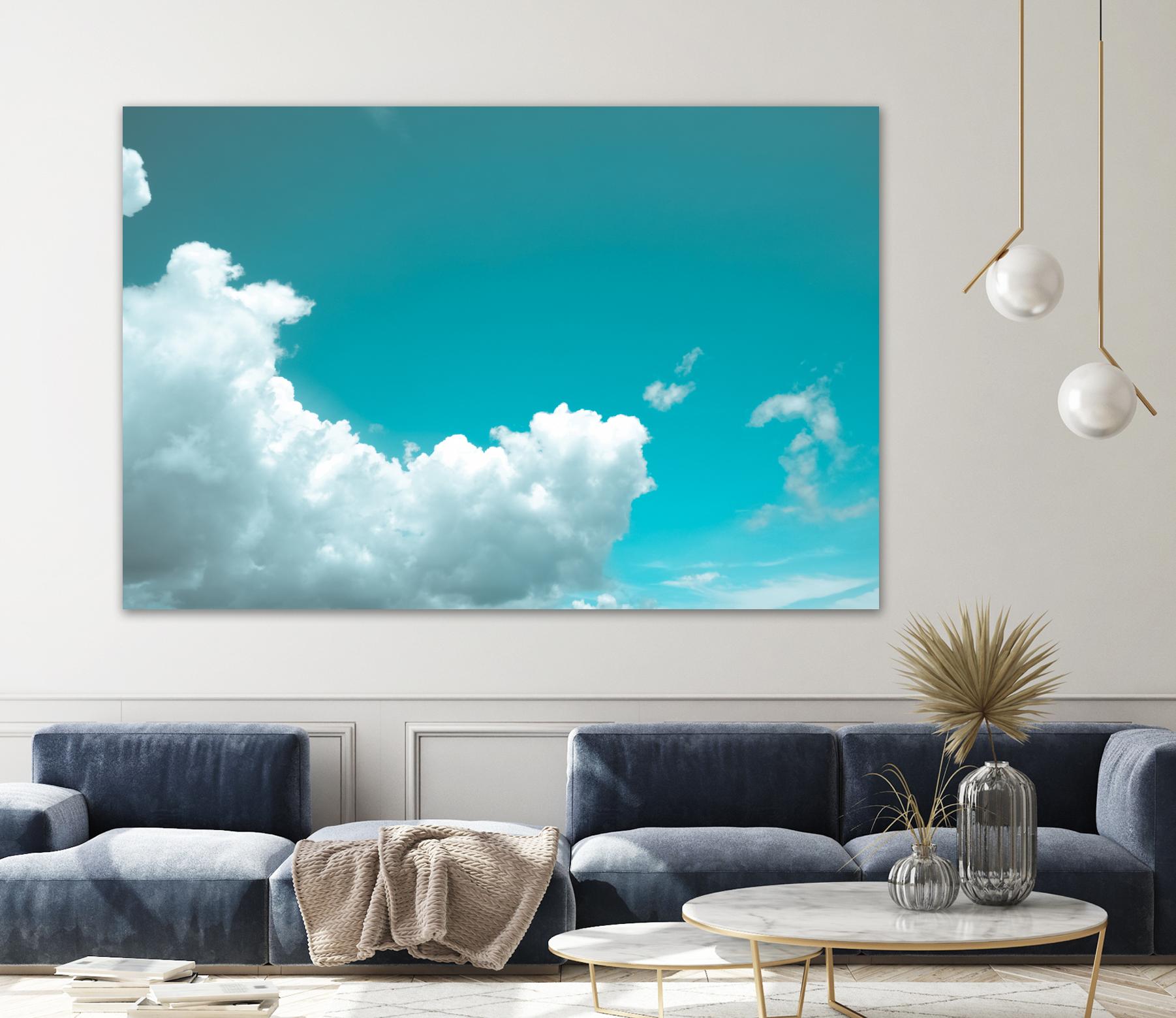 Blue sky by Pexels on GIANT ART - white photo art