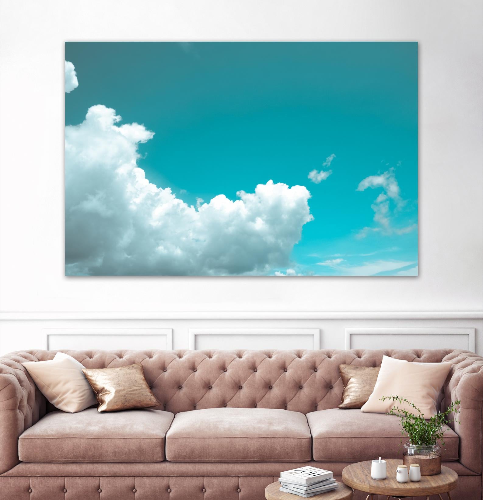 Blue sky by Pexels on GIANT ART - white photo art