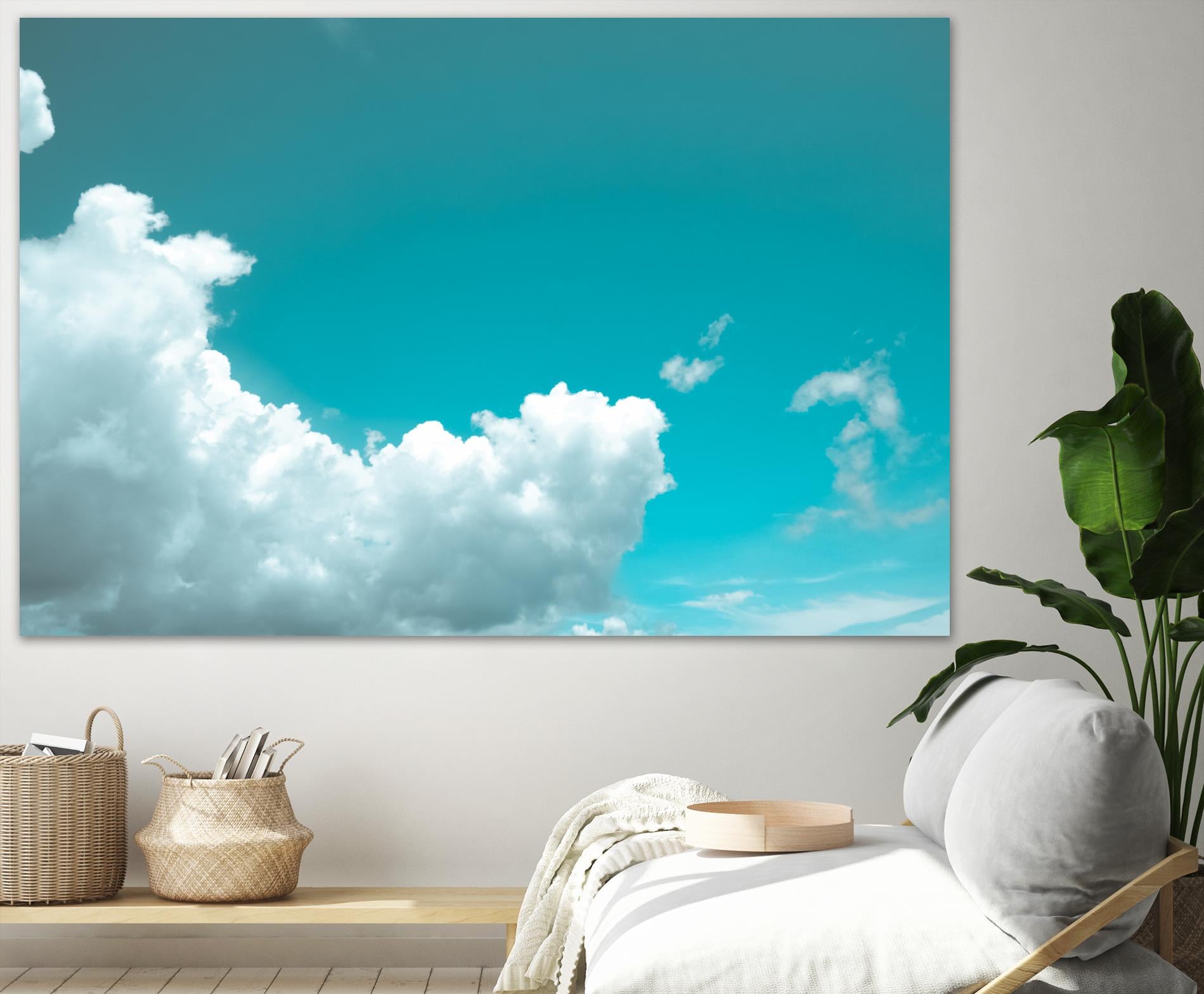 Blue sky by Pexels on GIANT ART - white photo art