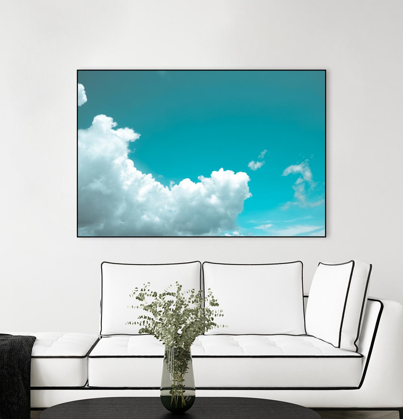 Blue sky by Pexels on GIANT ART - white photo art