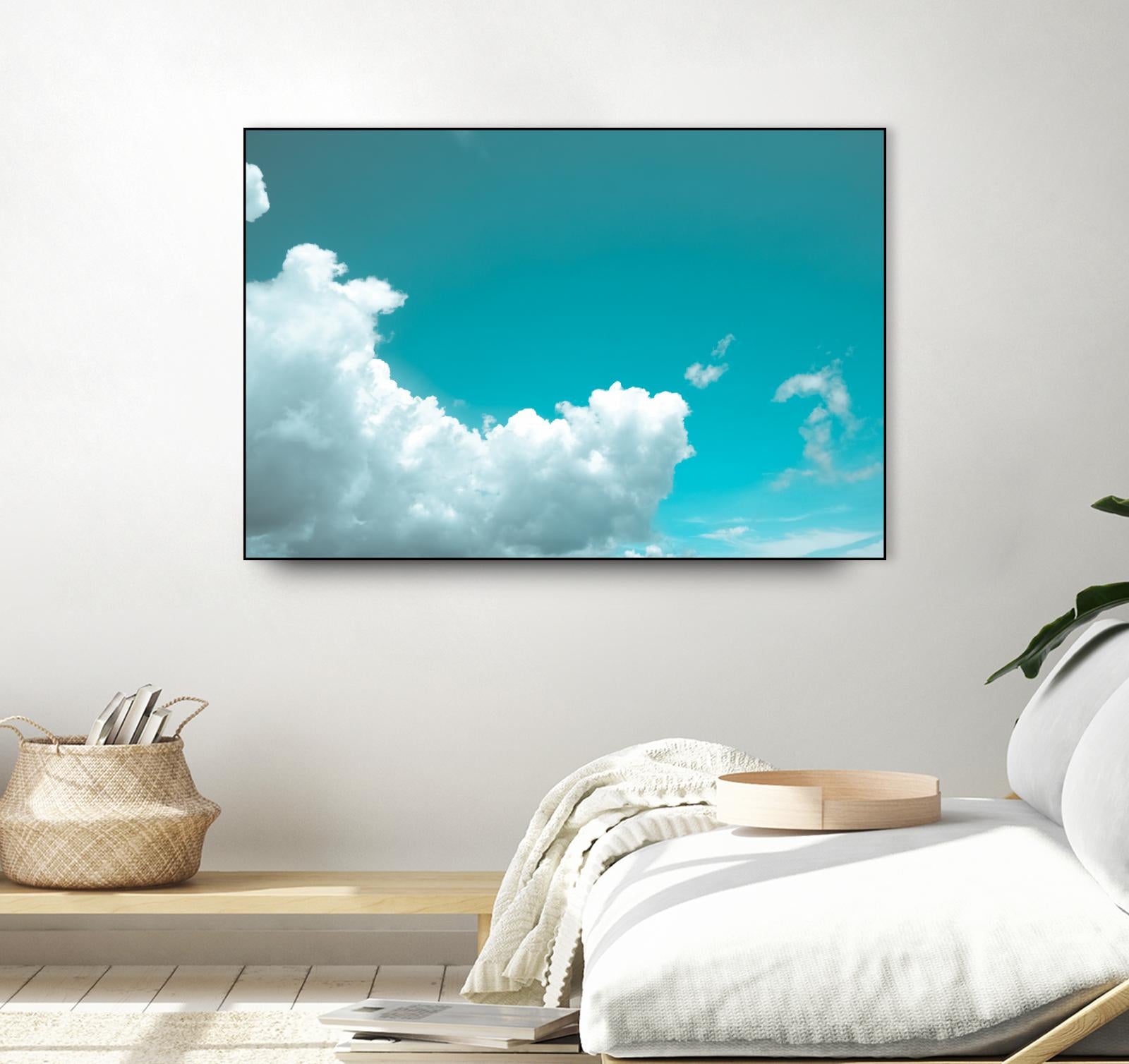 Blue sky by Pexels on GIANT ART - white photo art