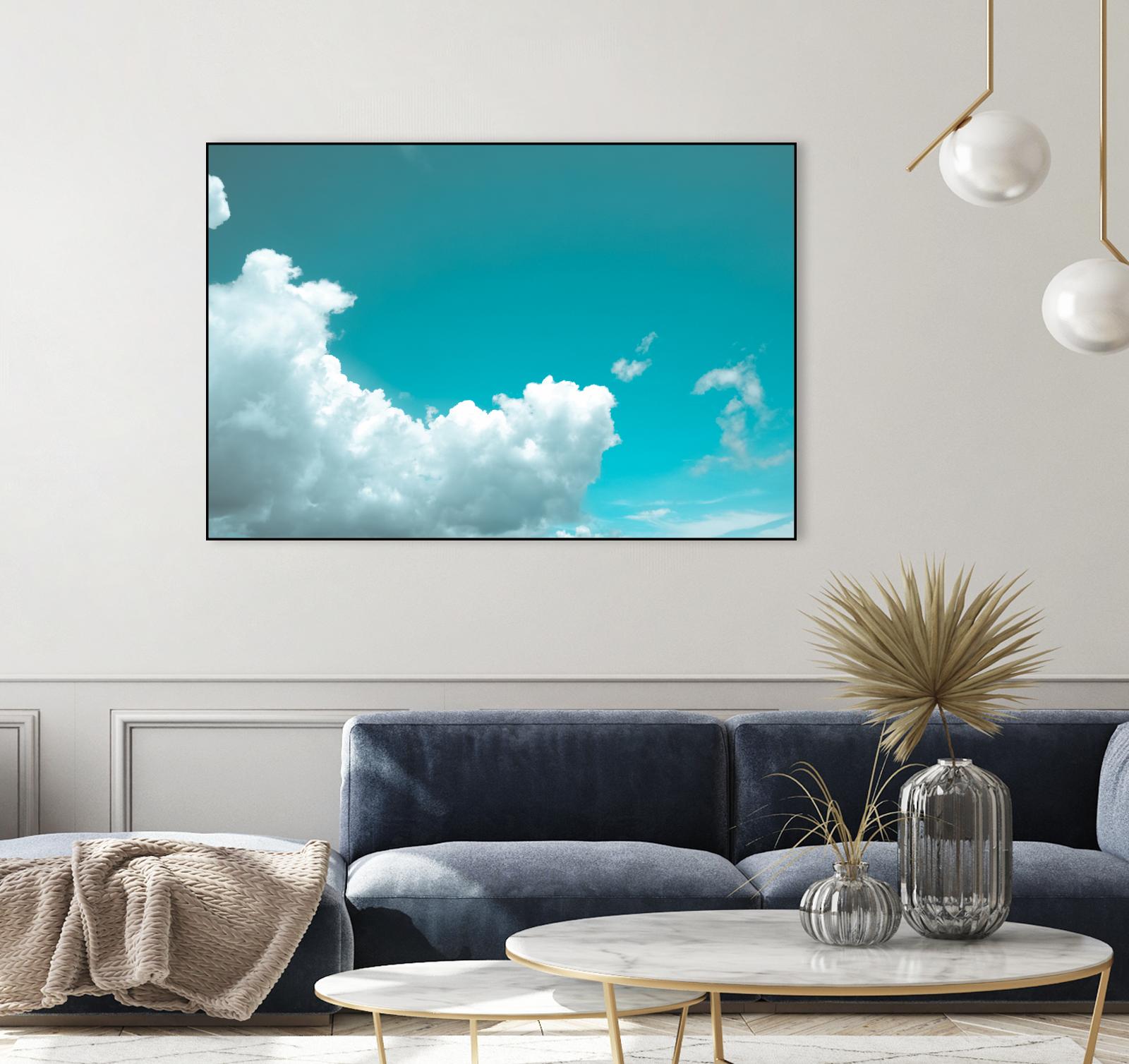 Blue sky by Pexels on GIANT ART - white photo art