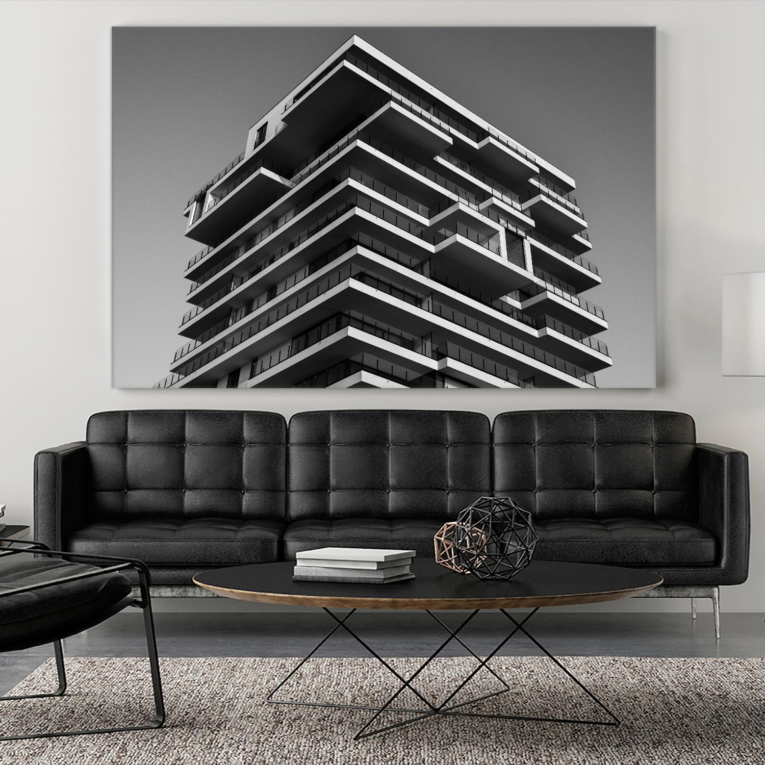 Architectural tower by Pexels on GIANT ART - white architectural