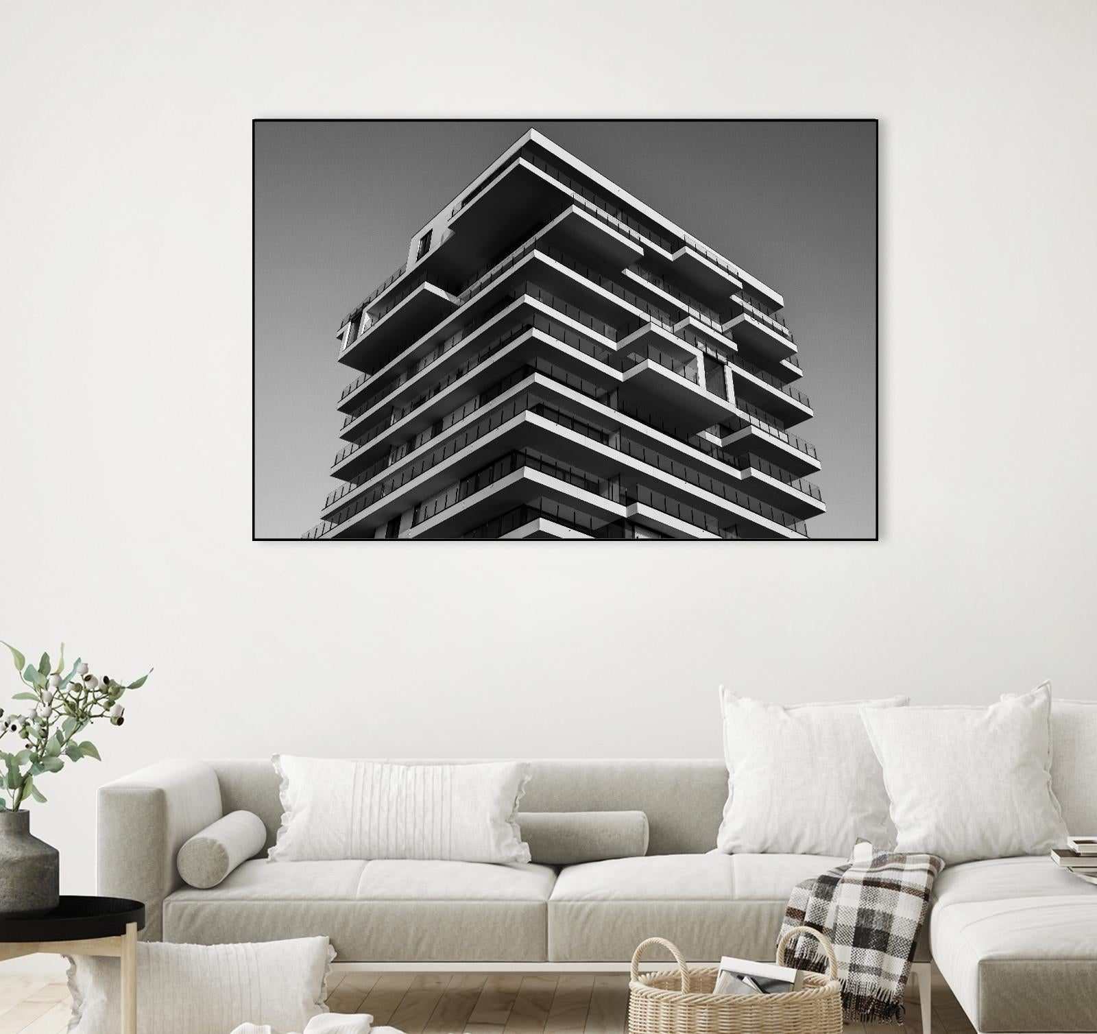 Architectural tower by Pexels on GIANT ART - white architectural