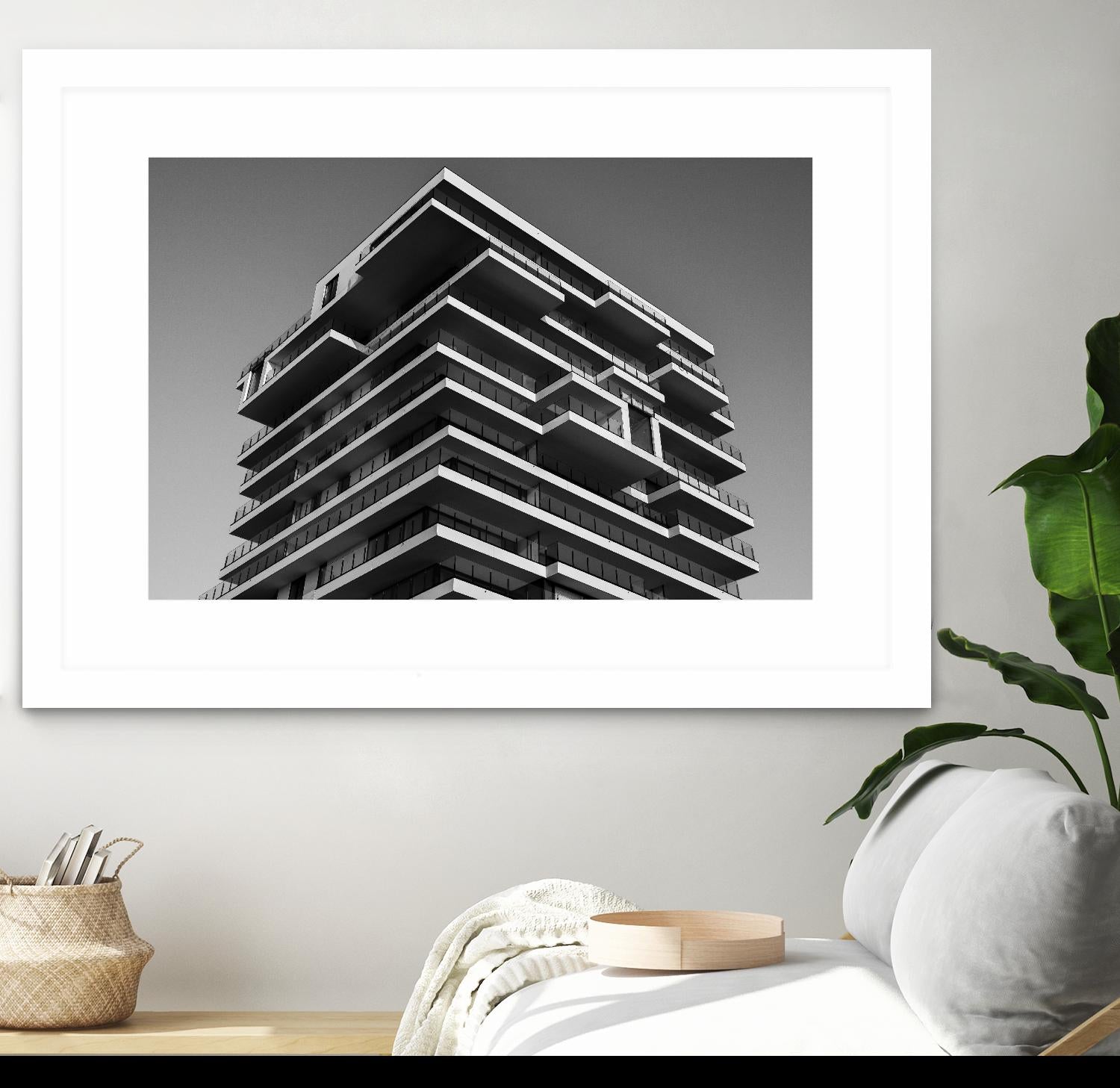 Architectural tower by Pexels on GIANT ART - white architectural