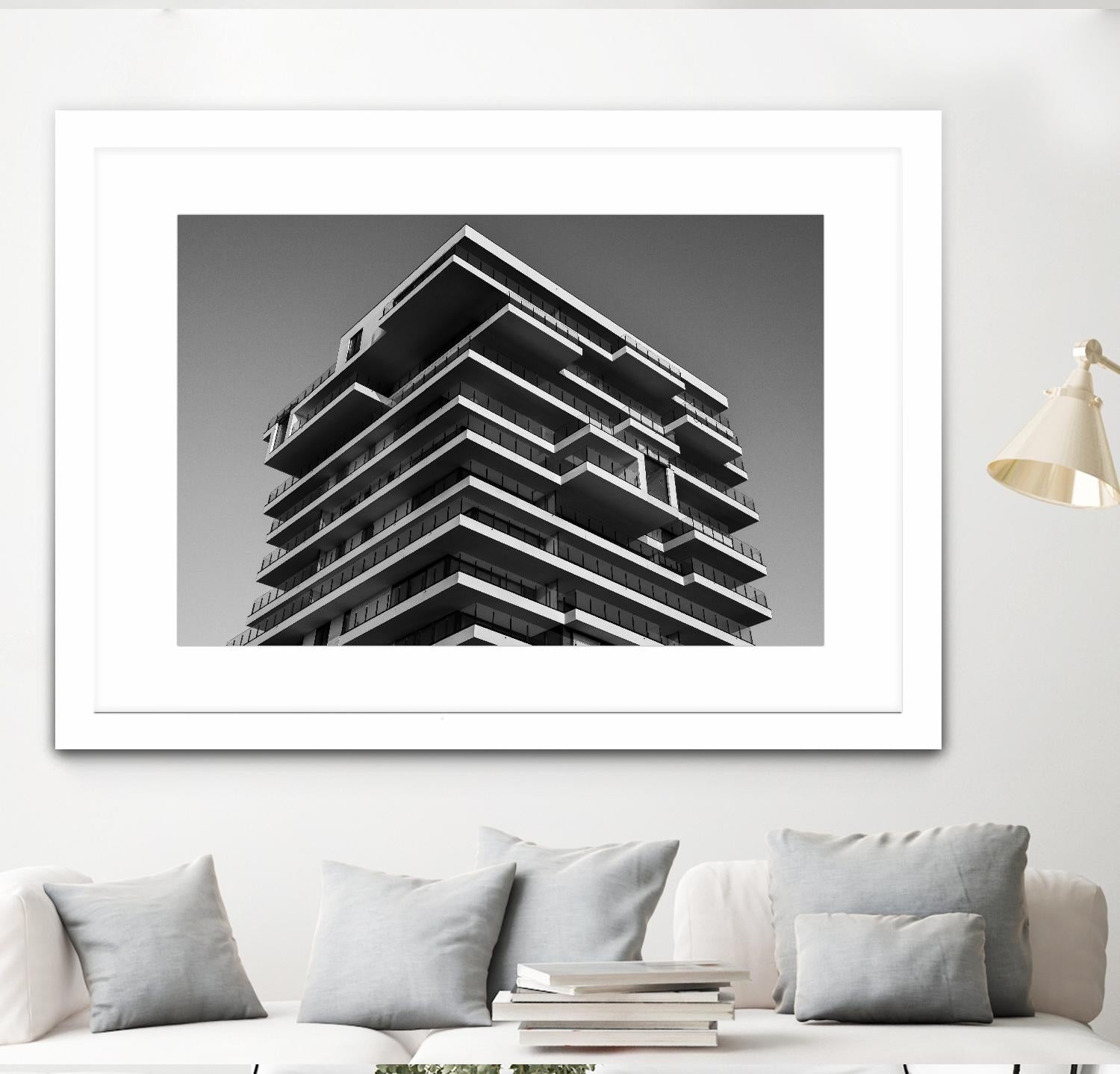 Architectural tower by Pexels on GIANT ART - white architectural