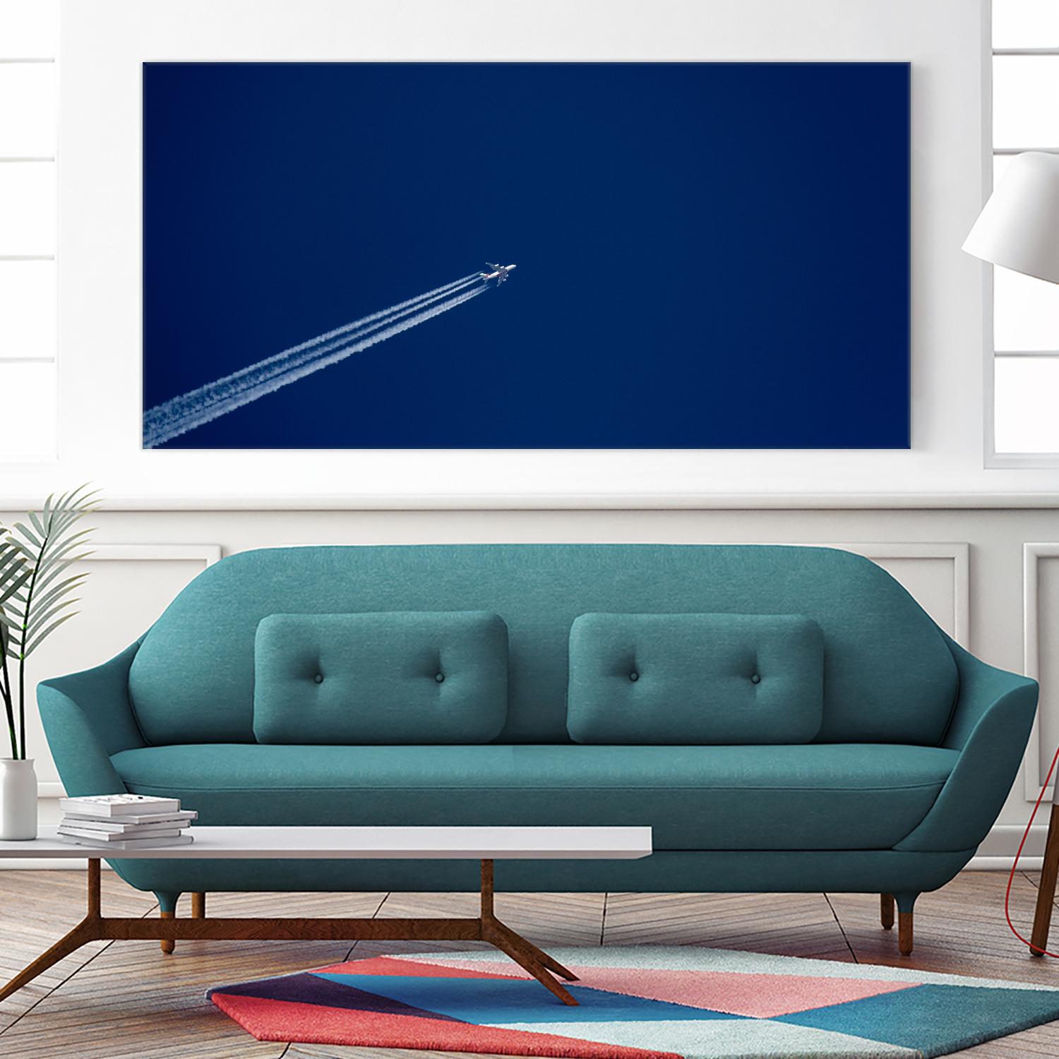 Contrails by Pexels on GIANT ART - white vehicle