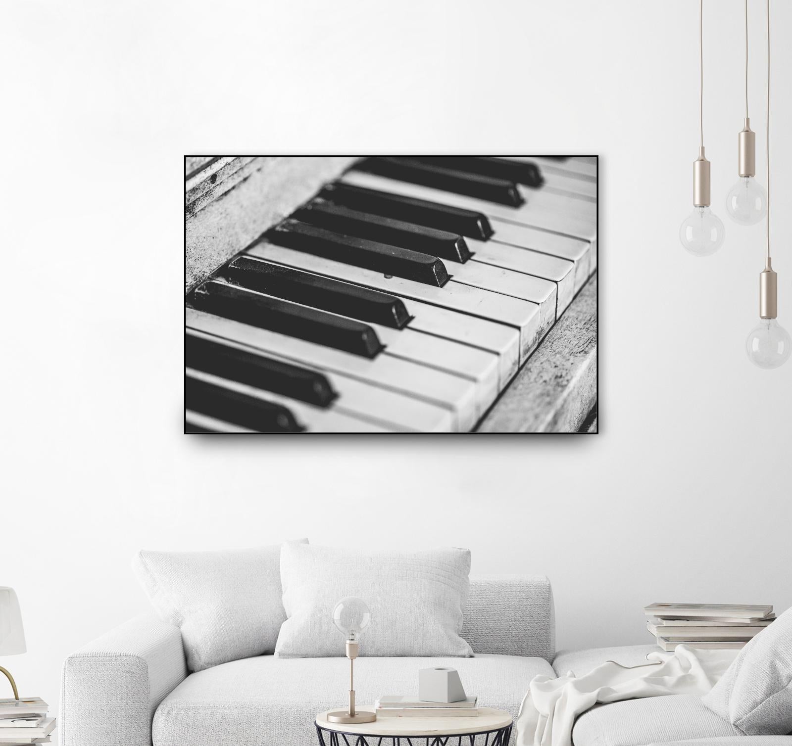 Vintage piano by Pexels on GIANT ART - white leisure