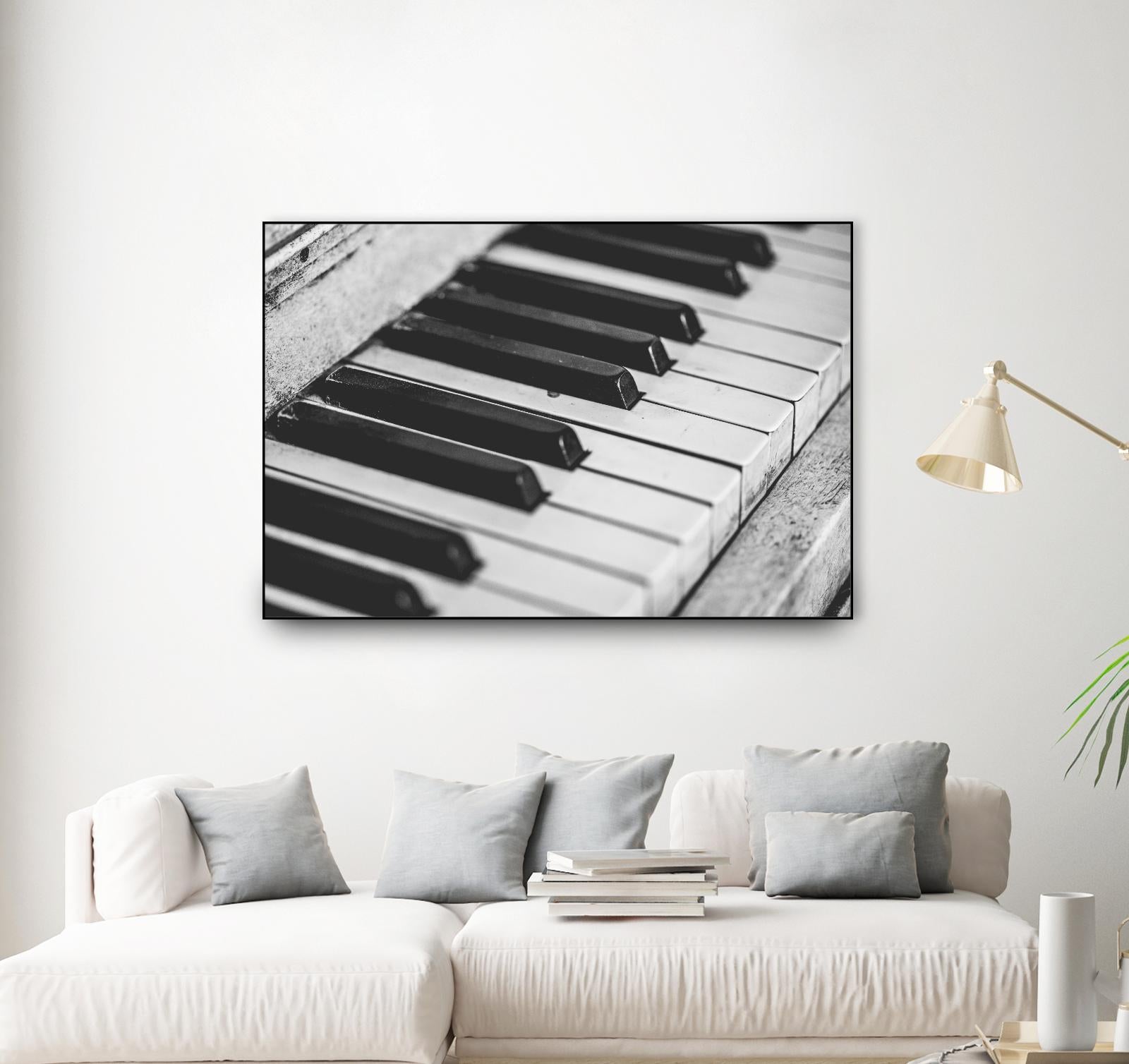 Vintage piano by Pexels on GIANT ART - white leisure