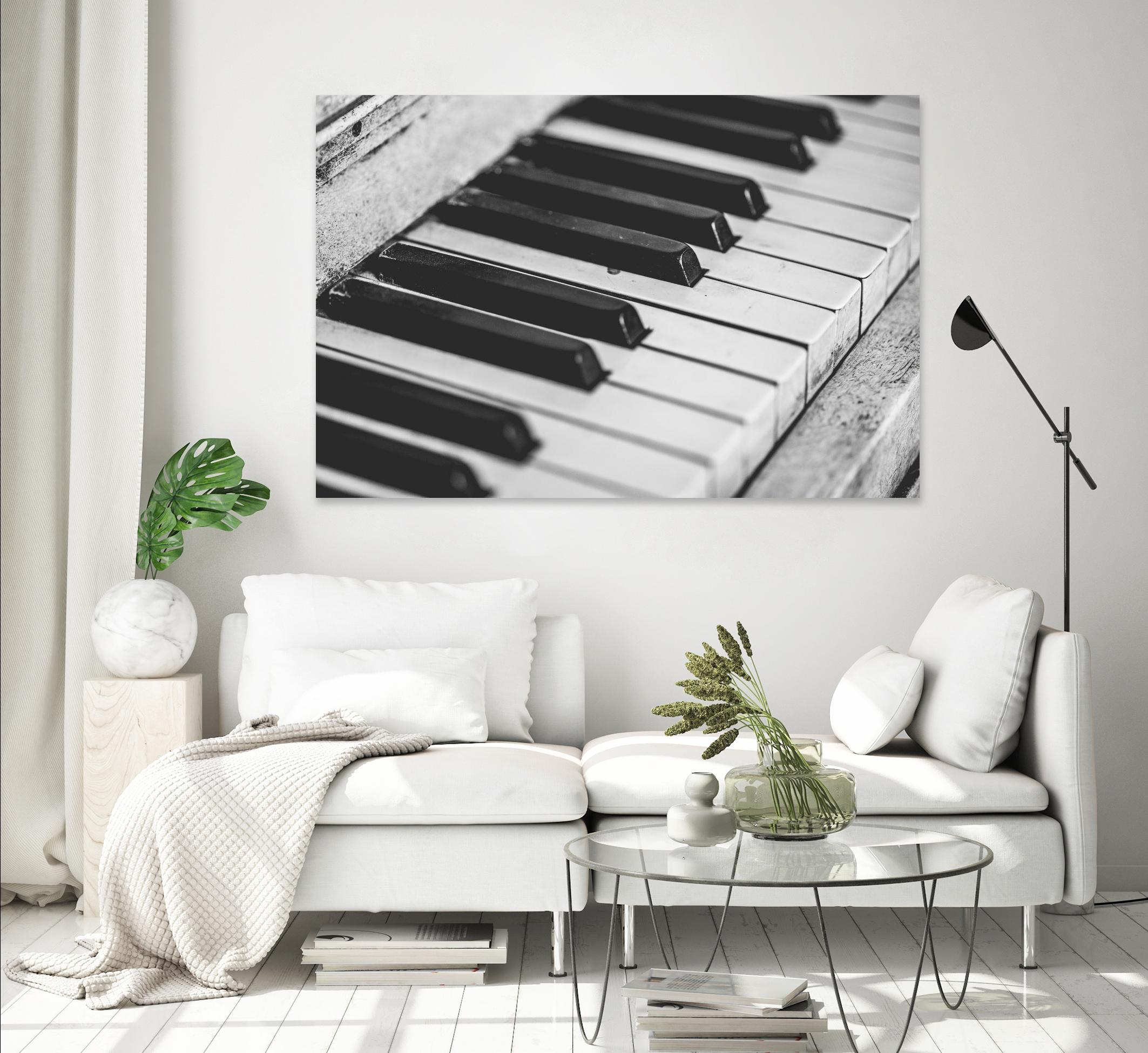 Vintage piano by Pexels on GIANT ART - white leisure