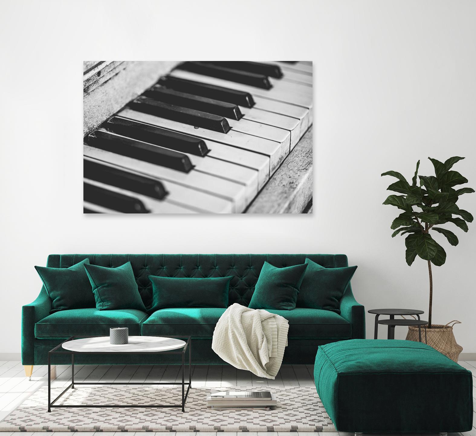 Vintage piano by Pexels on GIANT ART - white leisure