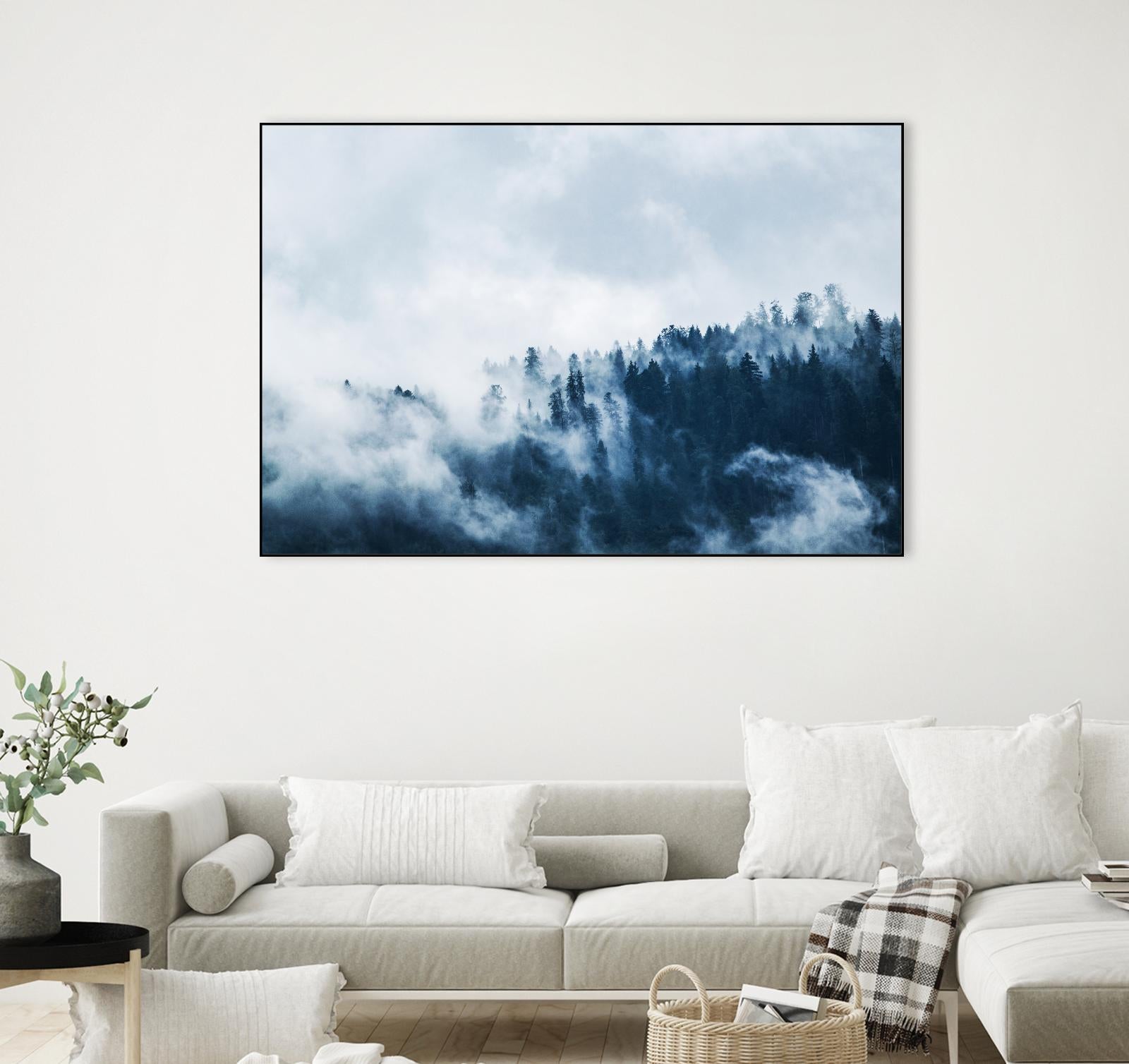 Foggy forest by Pexels on GIANT ART - white landscape